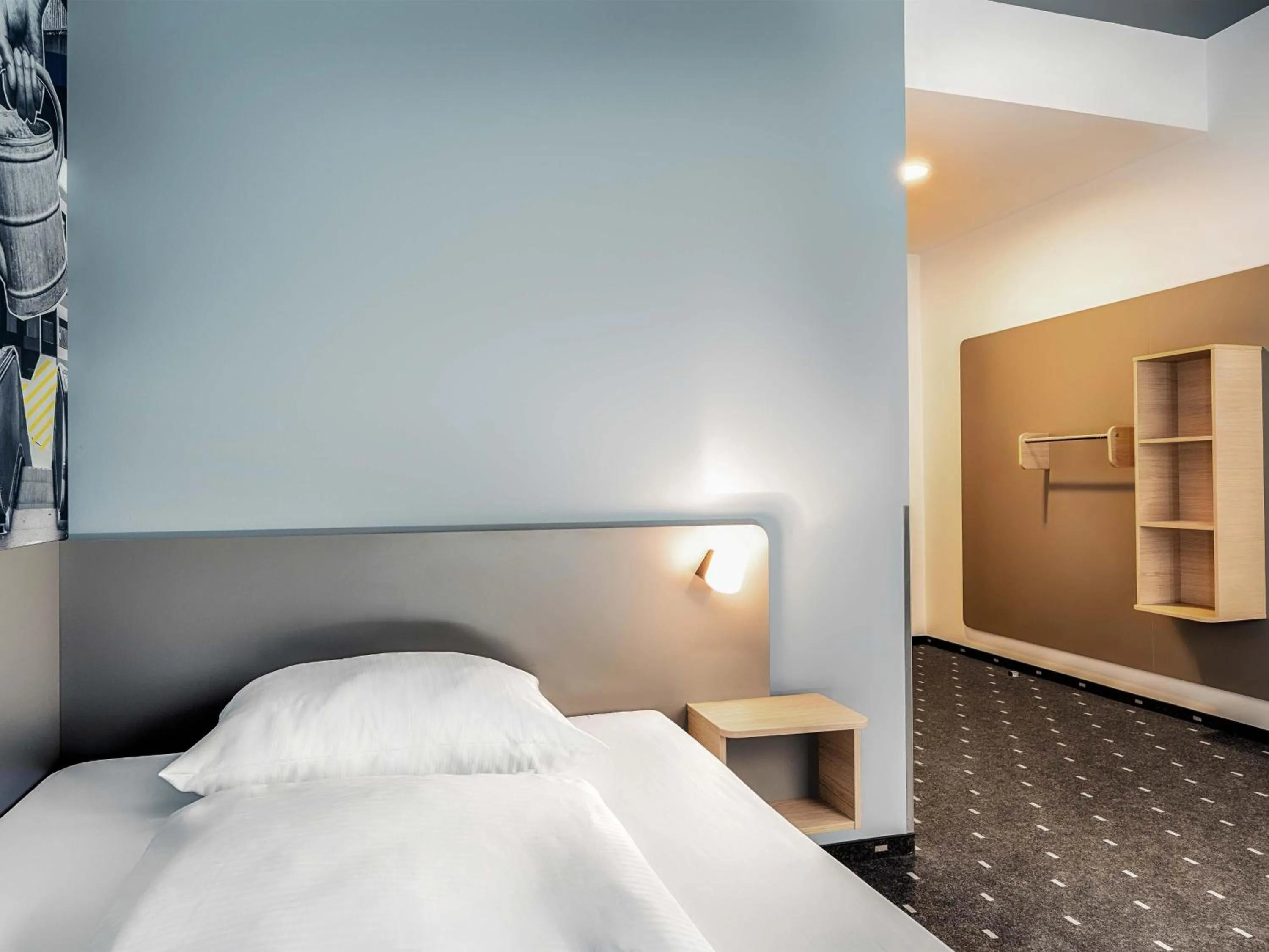 Photo of the whole room, Bed in B&B HOTEL Gießen-City