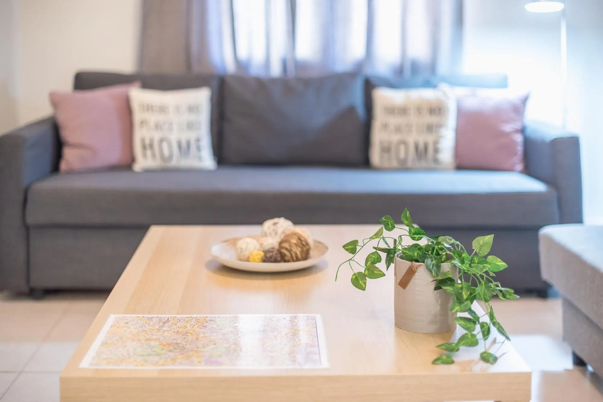 Living room in Erythros Boutique Suite By Cloudkeys