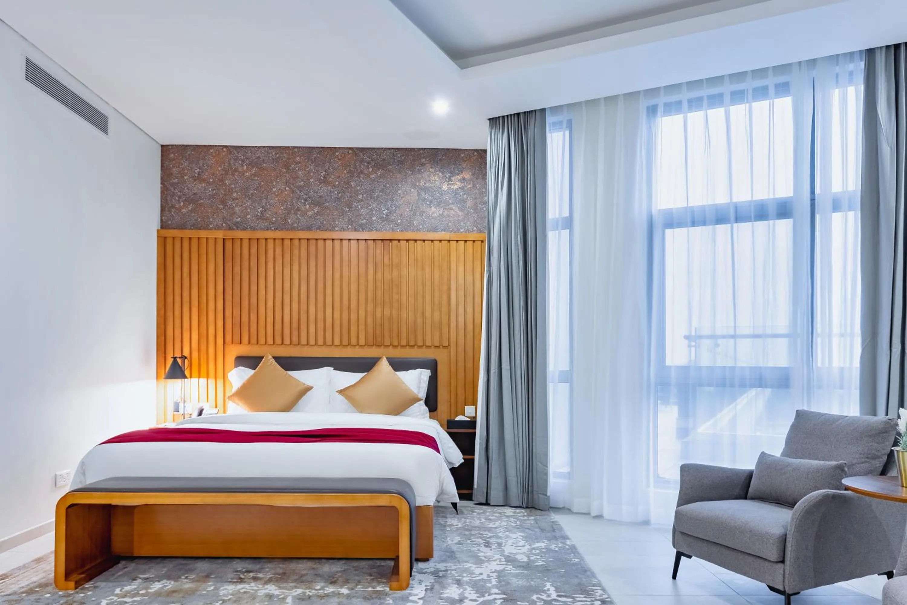 Bedroom, Bed in Alisa Hotel Tema