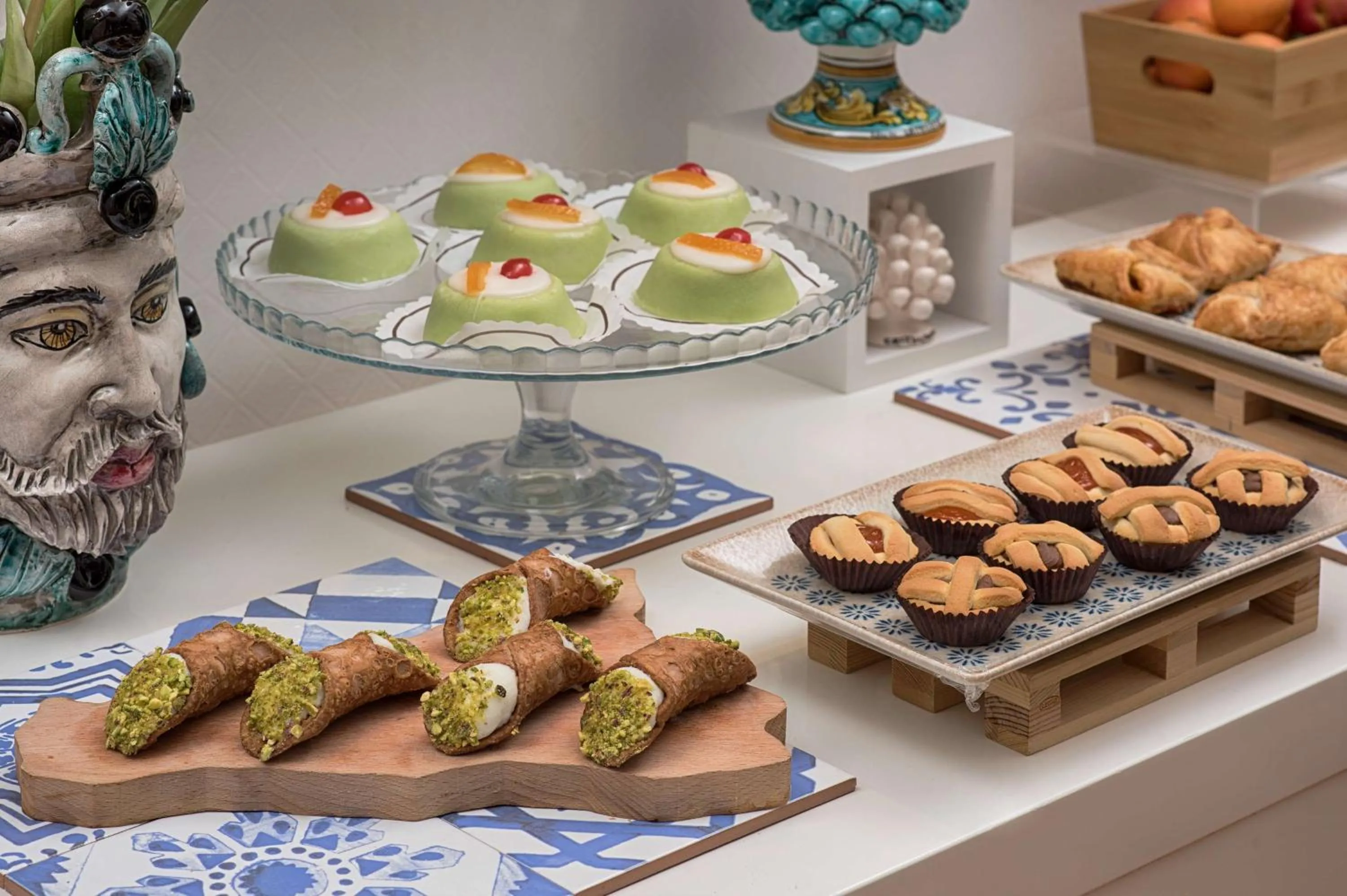 Breakfast in NH Caltagirone Villa San Mauro