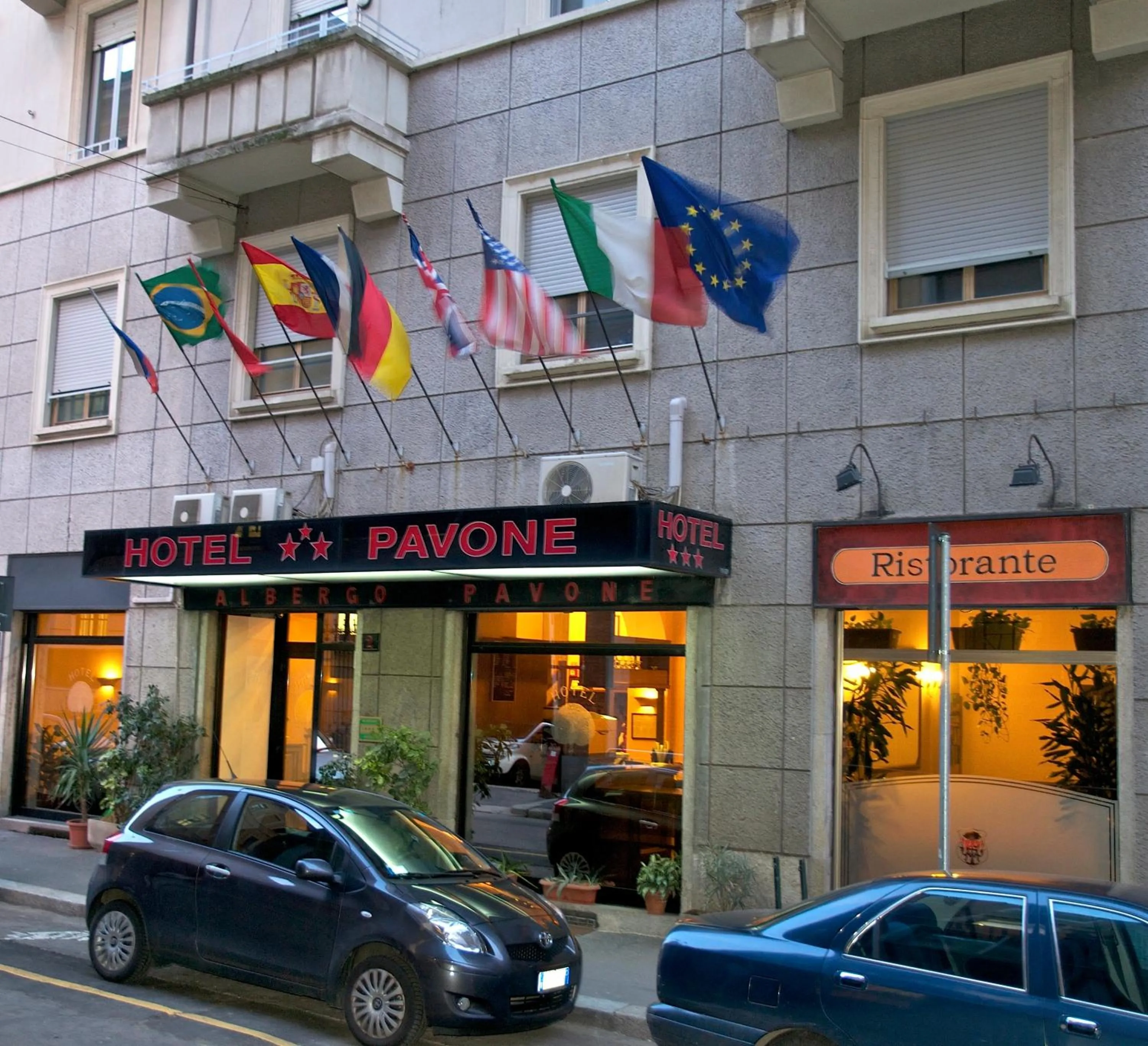 Facade/entrance in Hotel Pavone