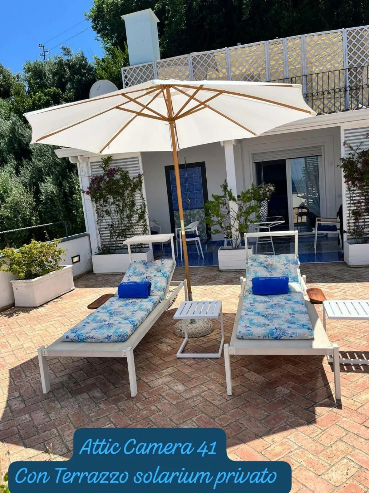 sunbed in Relais Maresca Luxury Small Hotel & Terrace Restaurant