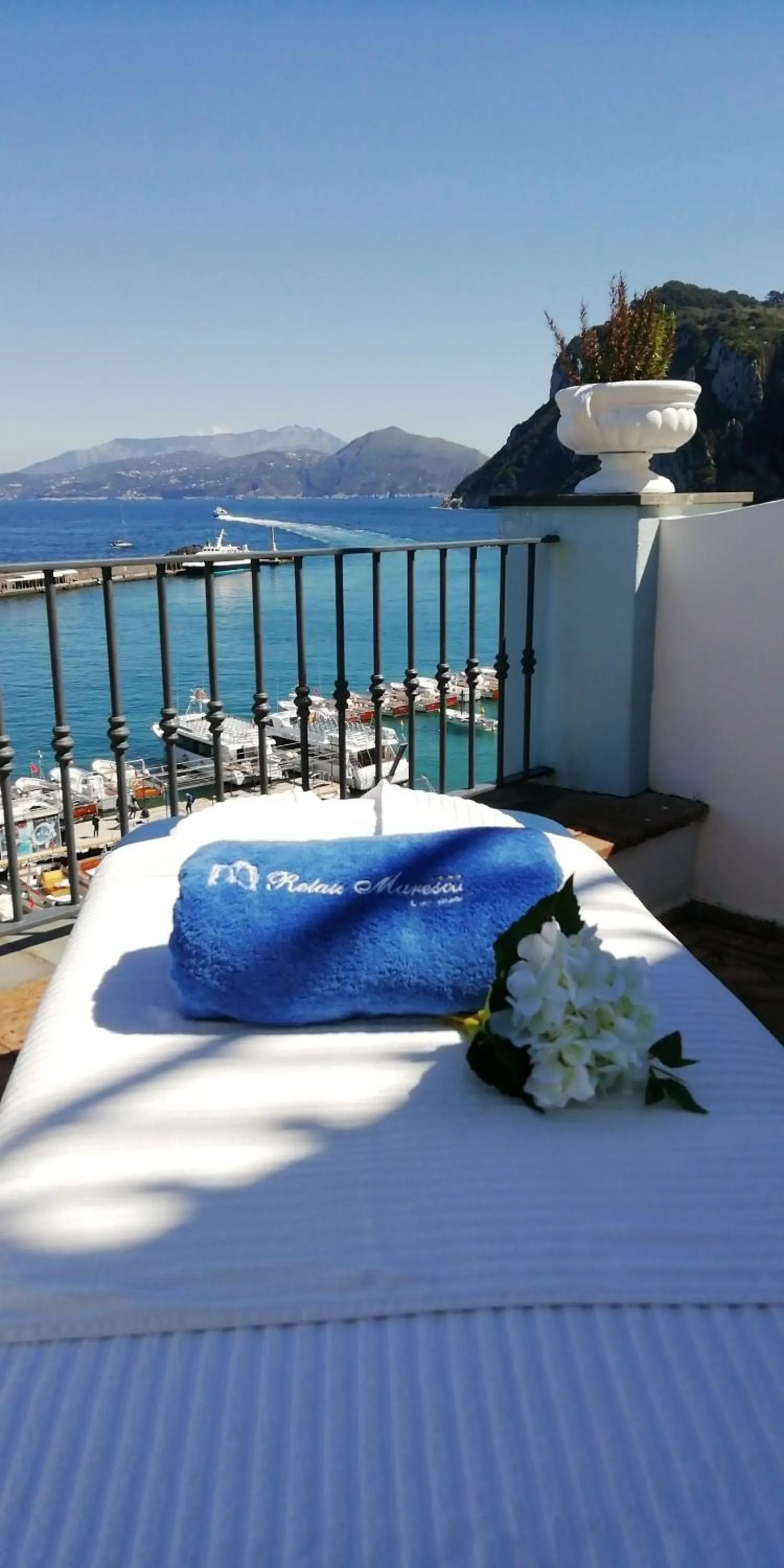 Balcony/Terrace in Relais Maresca Luxury Small Hotel & Terrace Restaurant