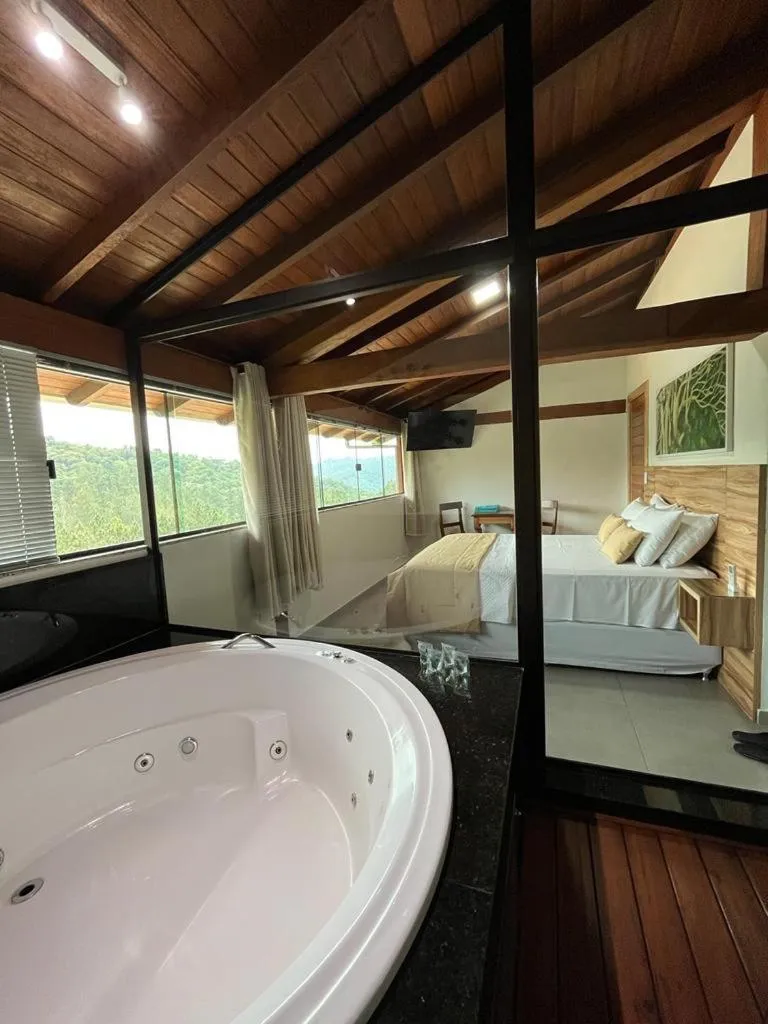 Bed in Pousada Mar Mineiro Macacos