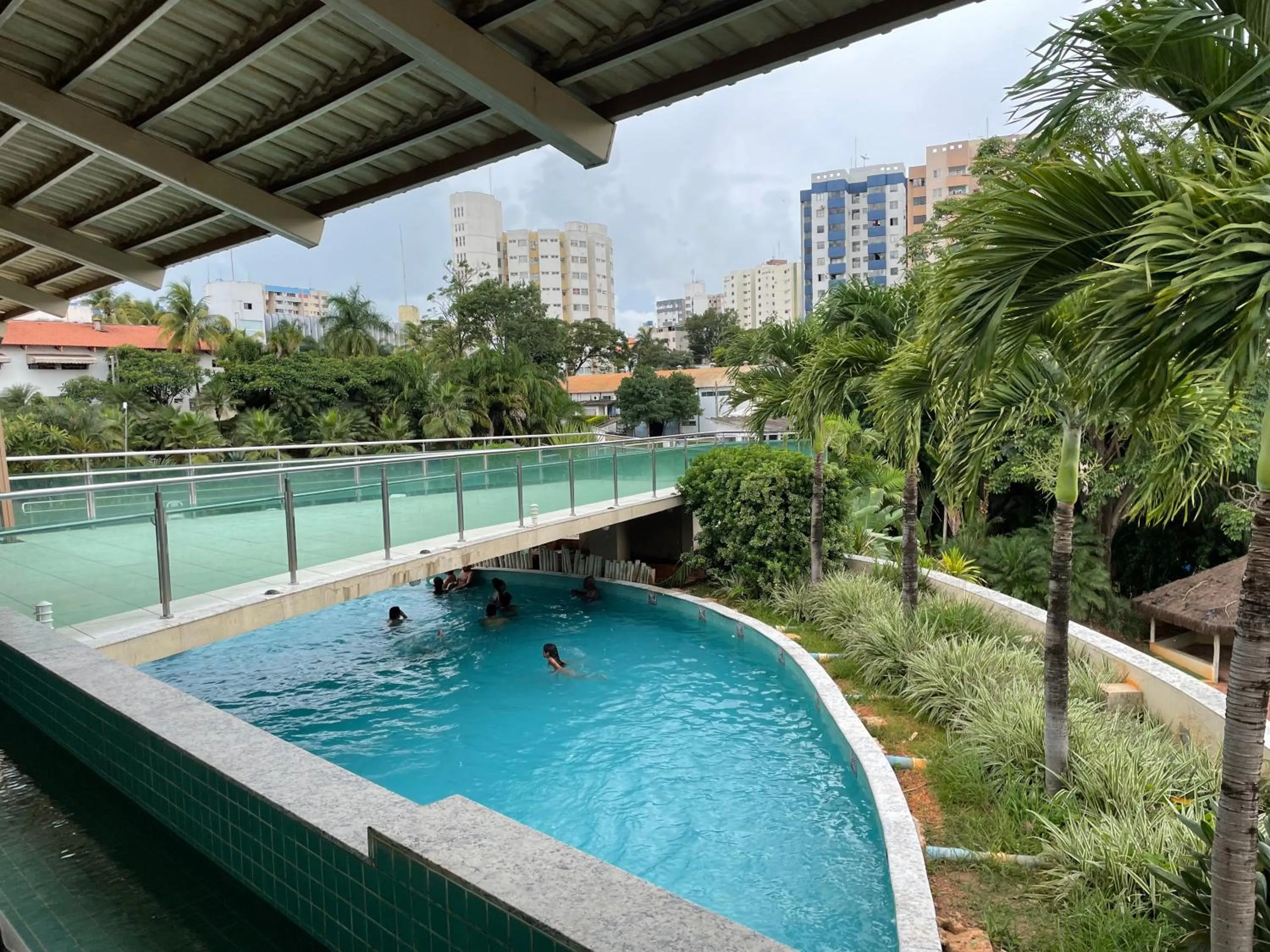 Pool view in Araras Apart Service I