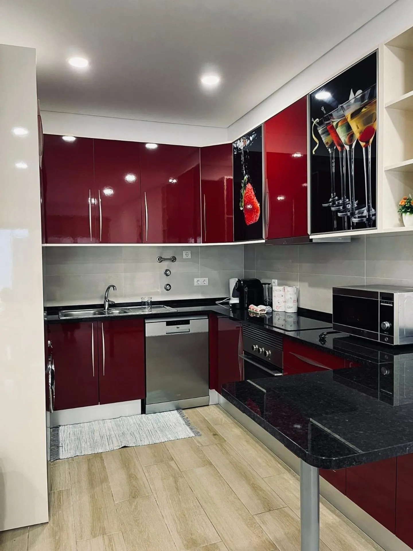Kitchen or kitchenette in Casa Marta e Casa Francisco
