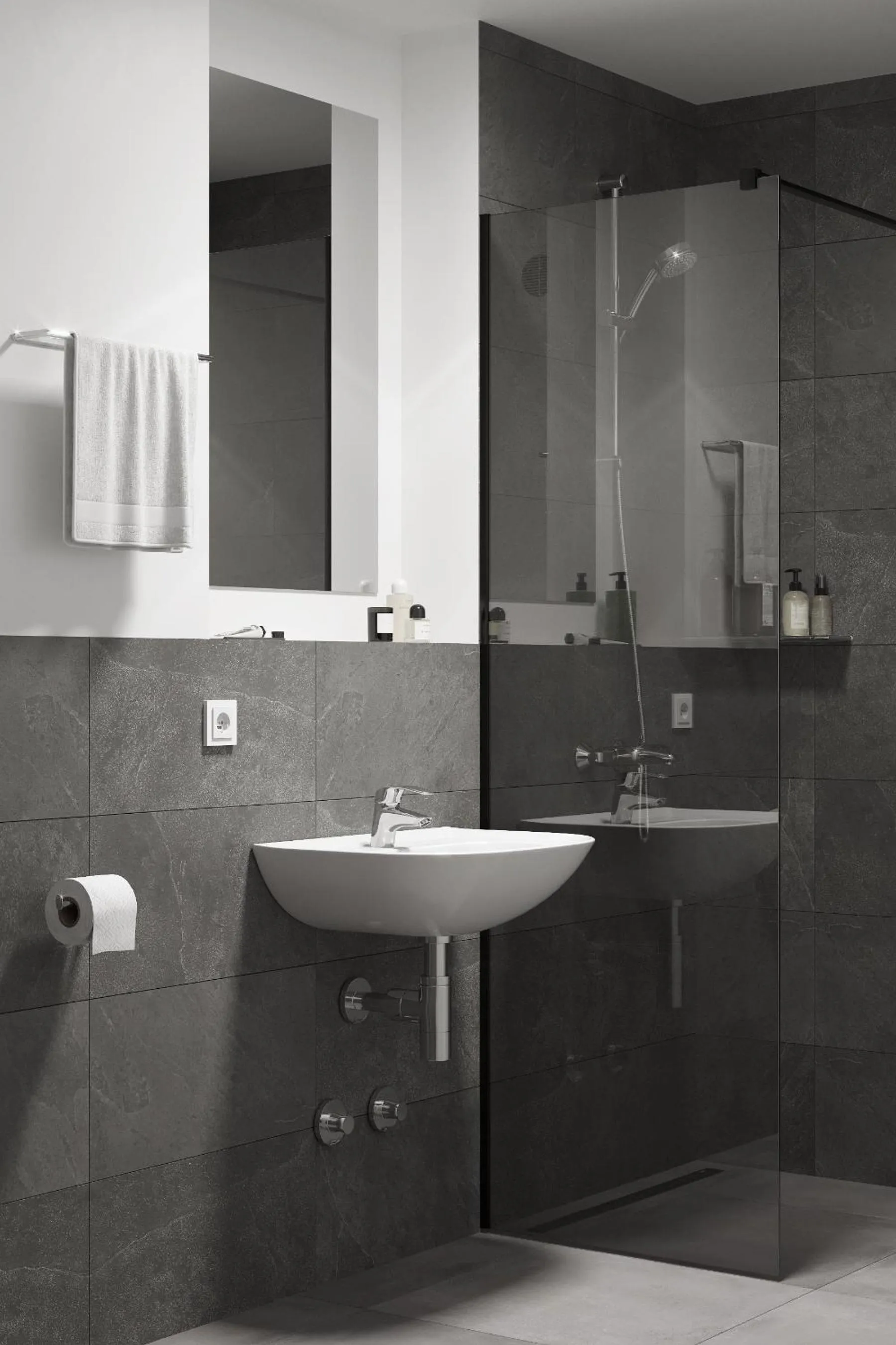 Bathroom in The Residences - Apartments Frankfurt