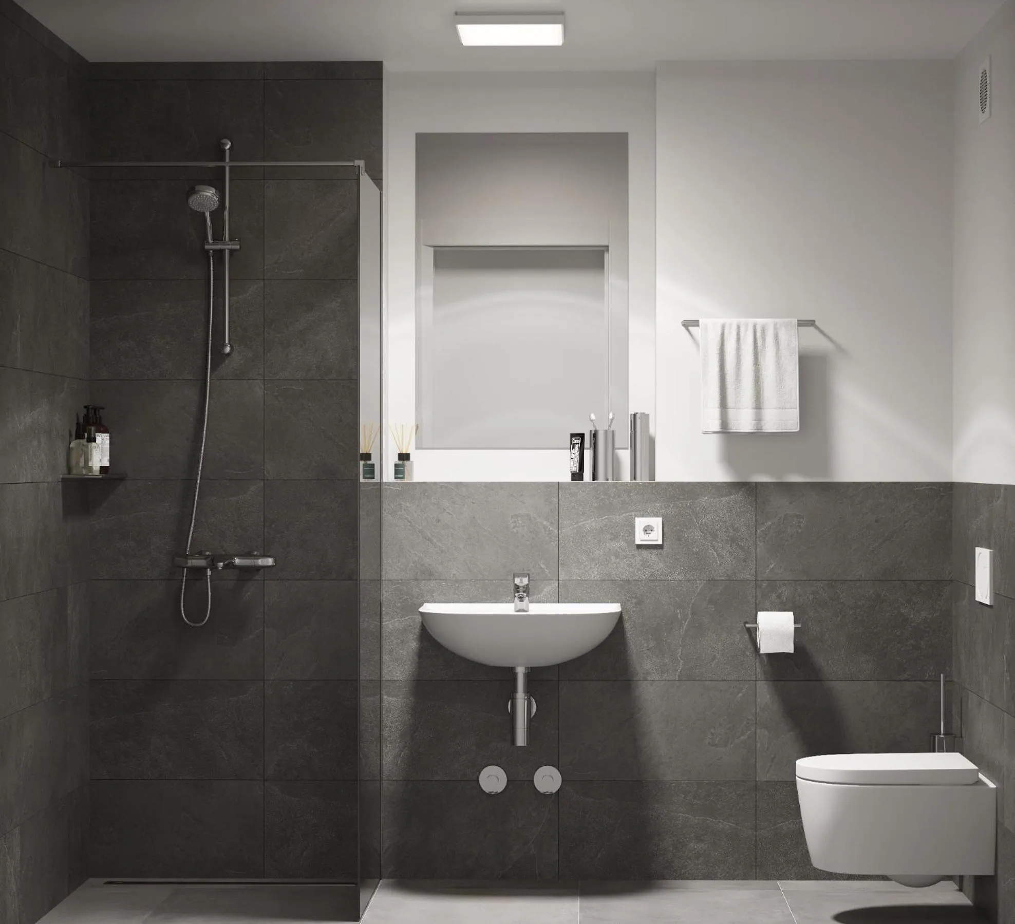 Bathroom in The Residences - Apartments Frankfurt