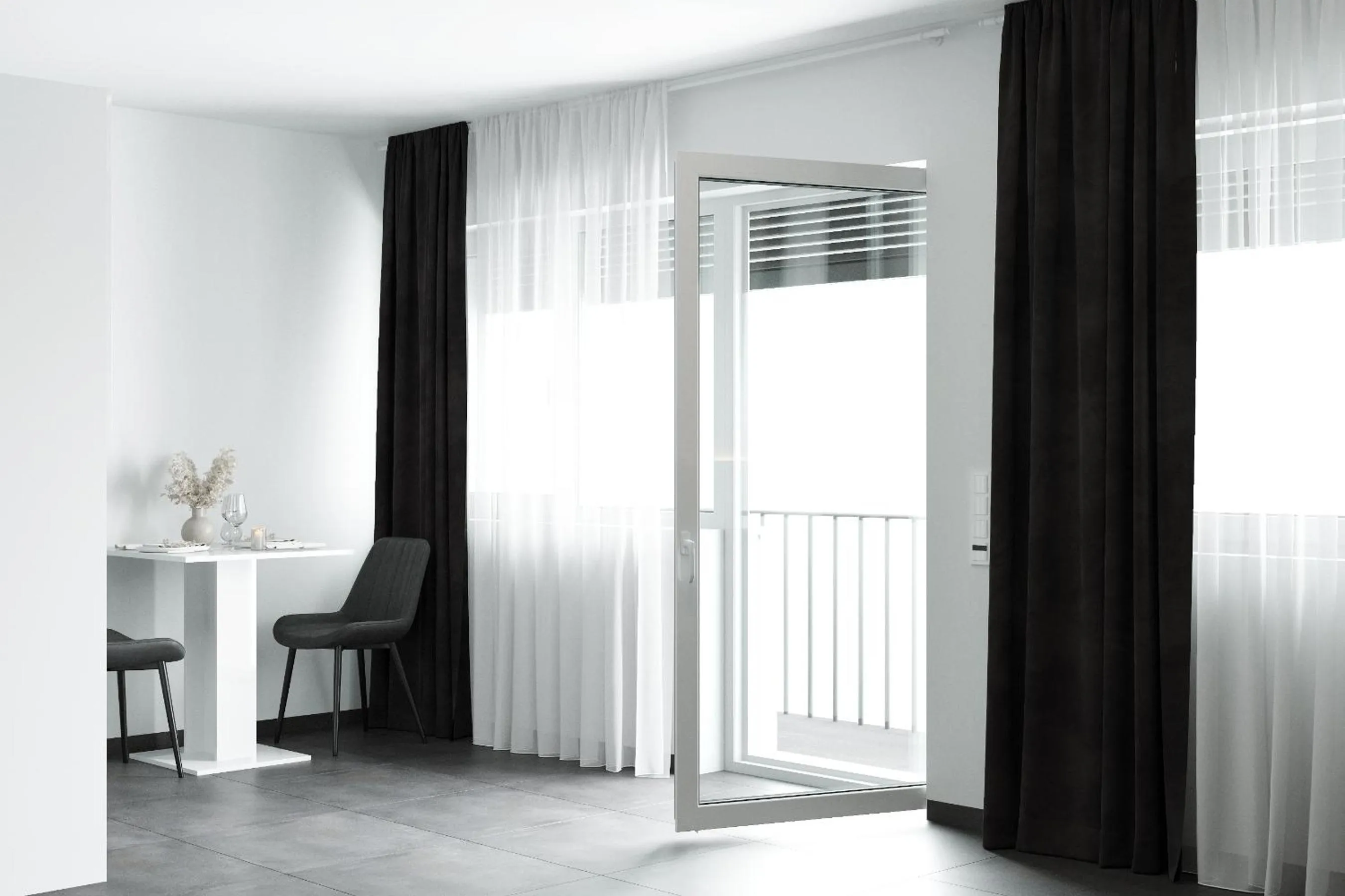 Dining area in The Residences - Apartments Frankfurt