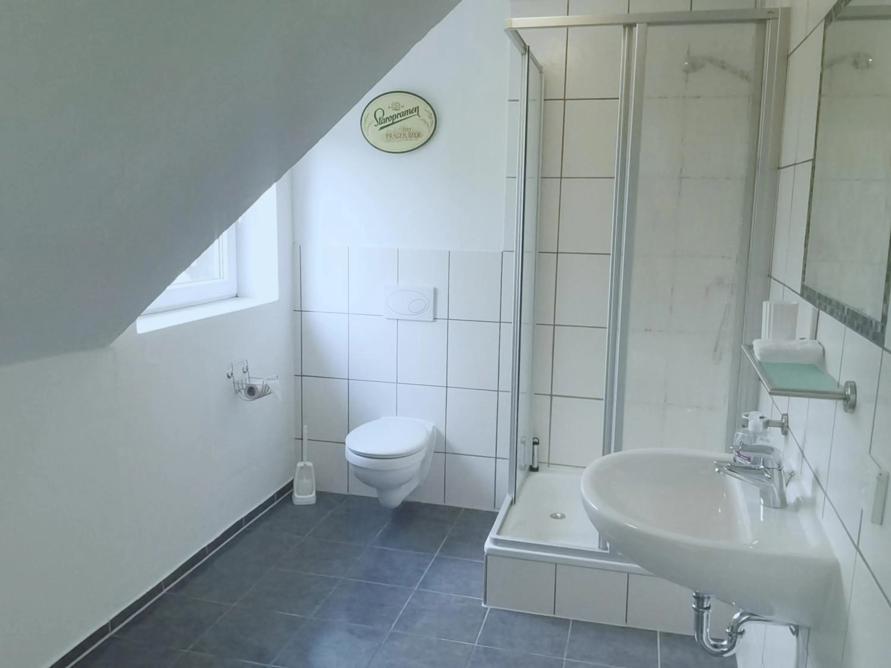 Shower in Stedinger Landhotel & Café