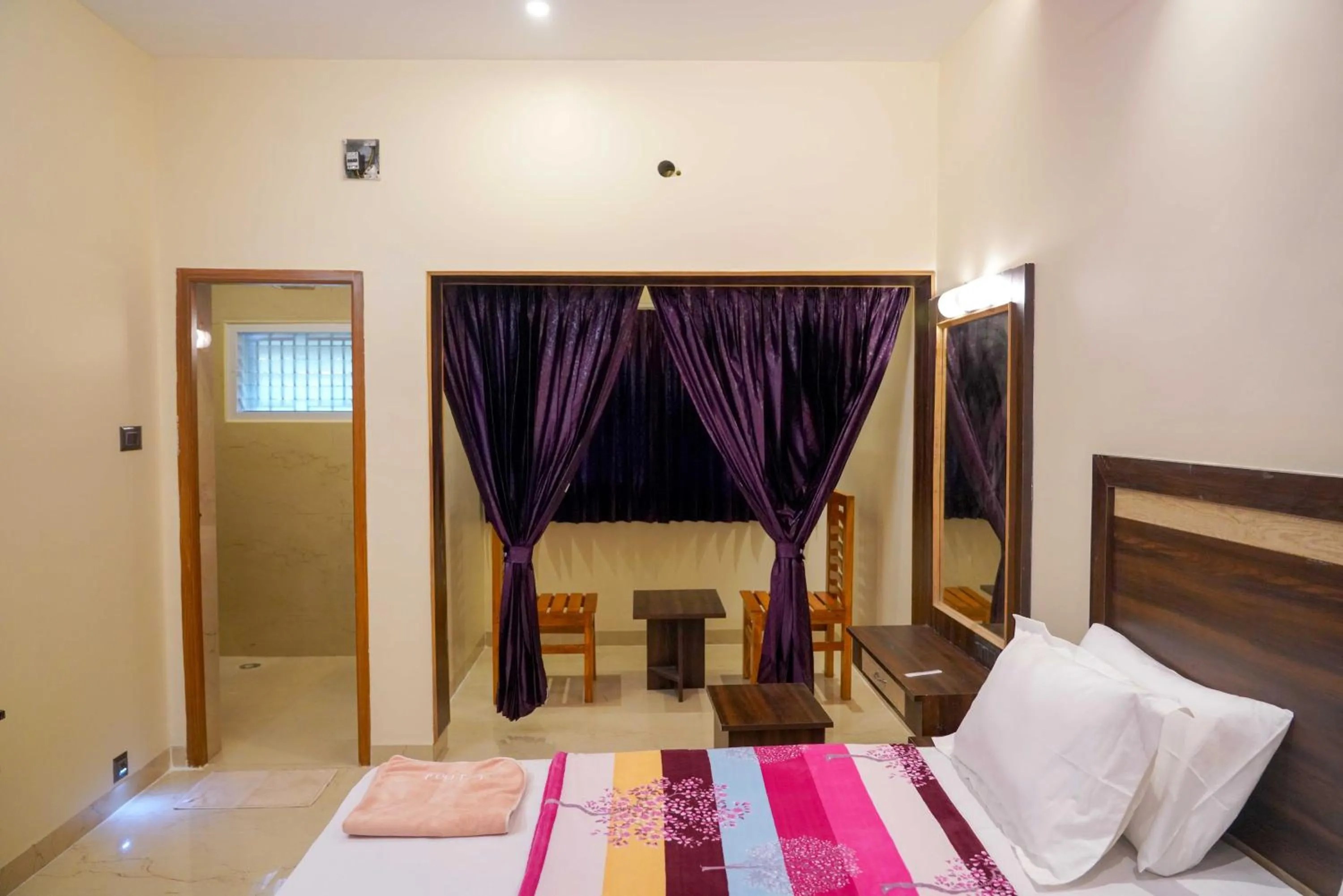 Bed in Bhavan Resorts