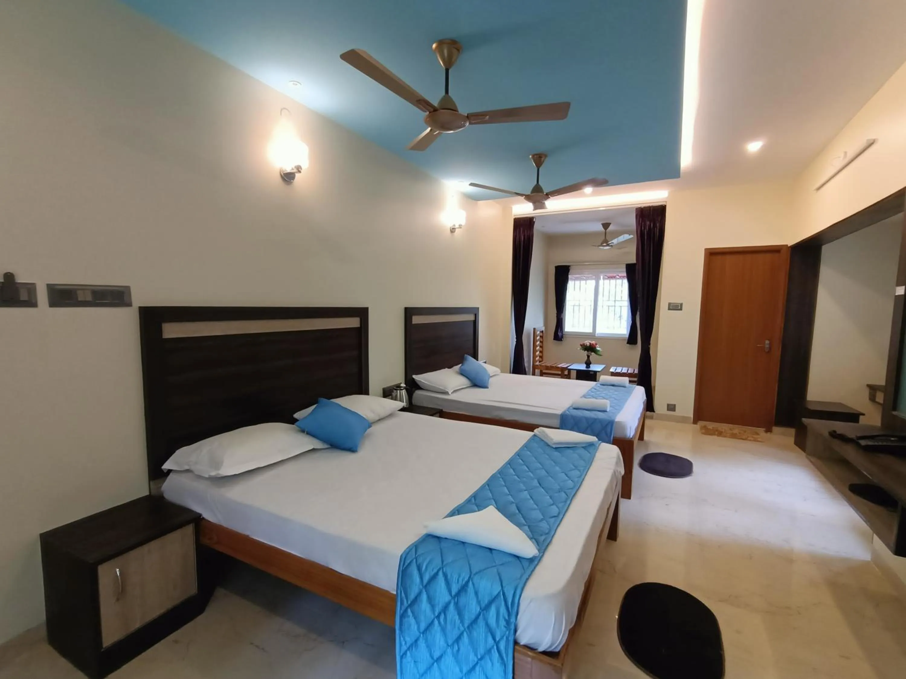 View (from property/room), Bed in Bhavan Resorts