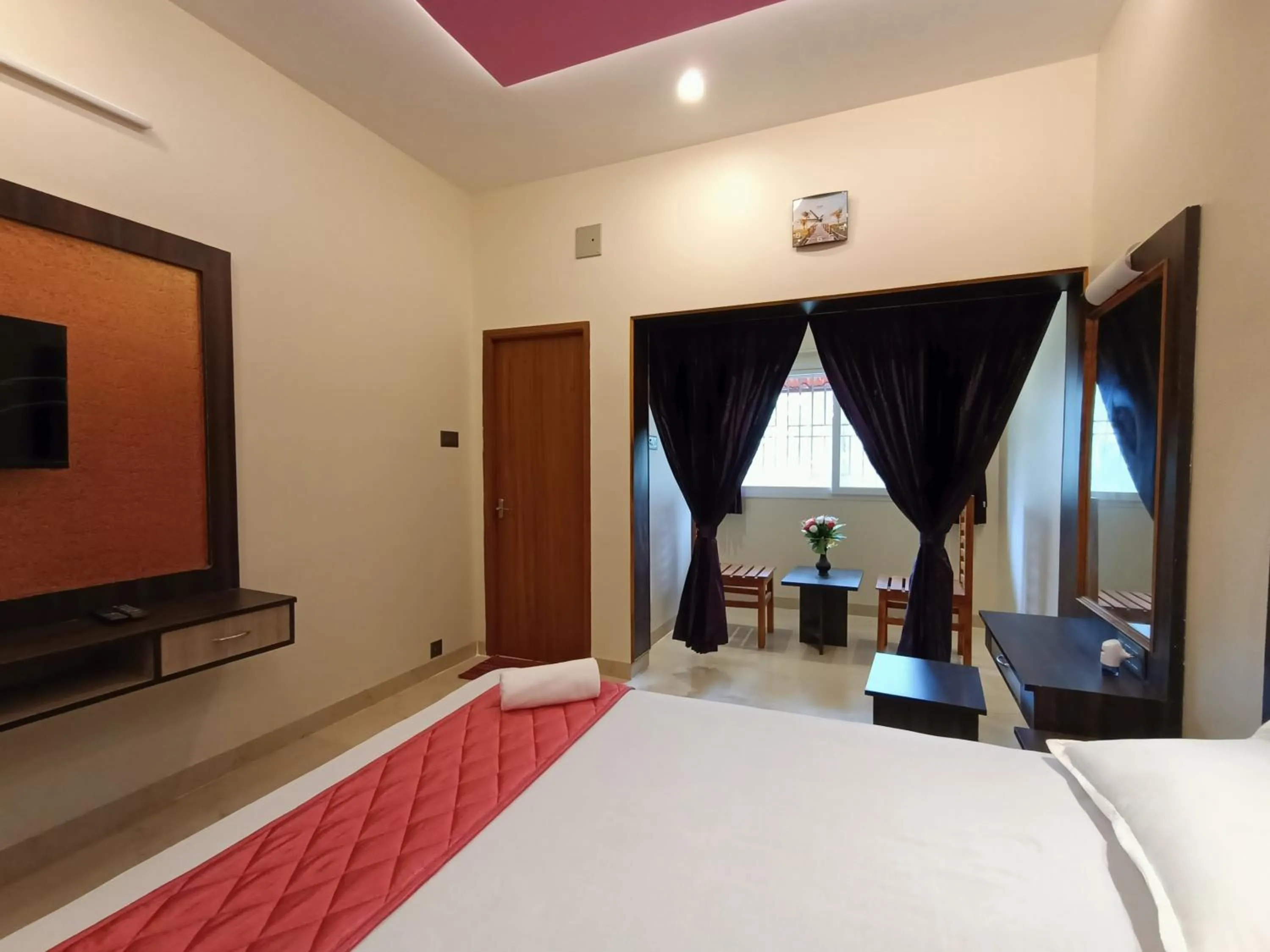 Photo of the whole room, Bed in Bhavan Resorts