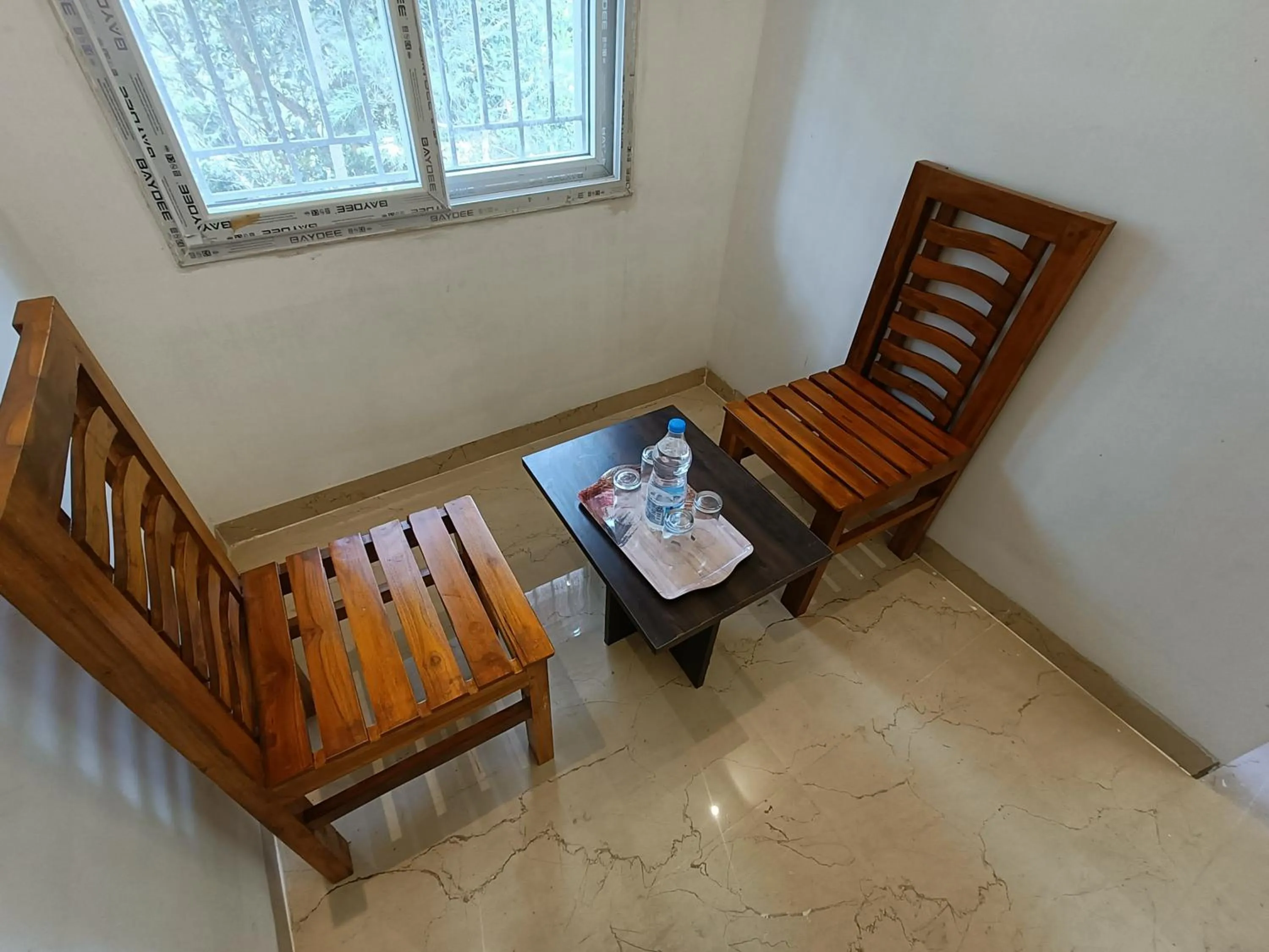 Seating area in Bhavan Resorts
