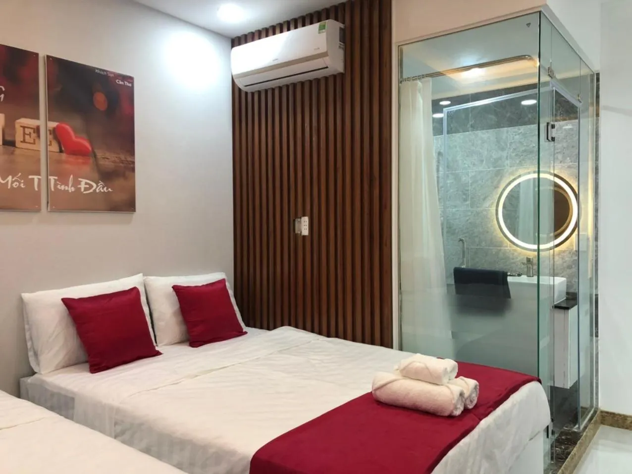 Bed in Soda House Cần Thơ