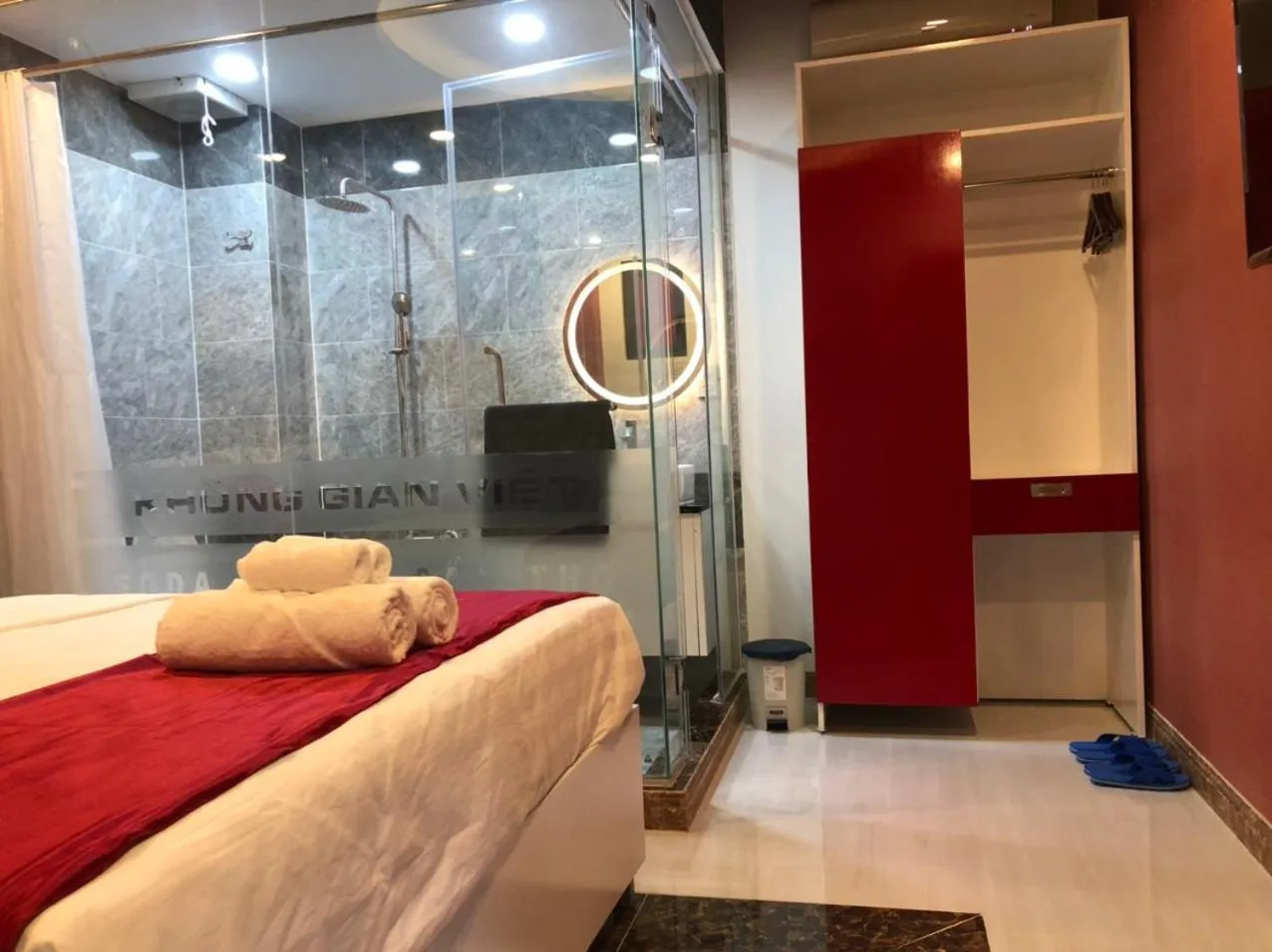 Bed in Soda House Cần Thơ