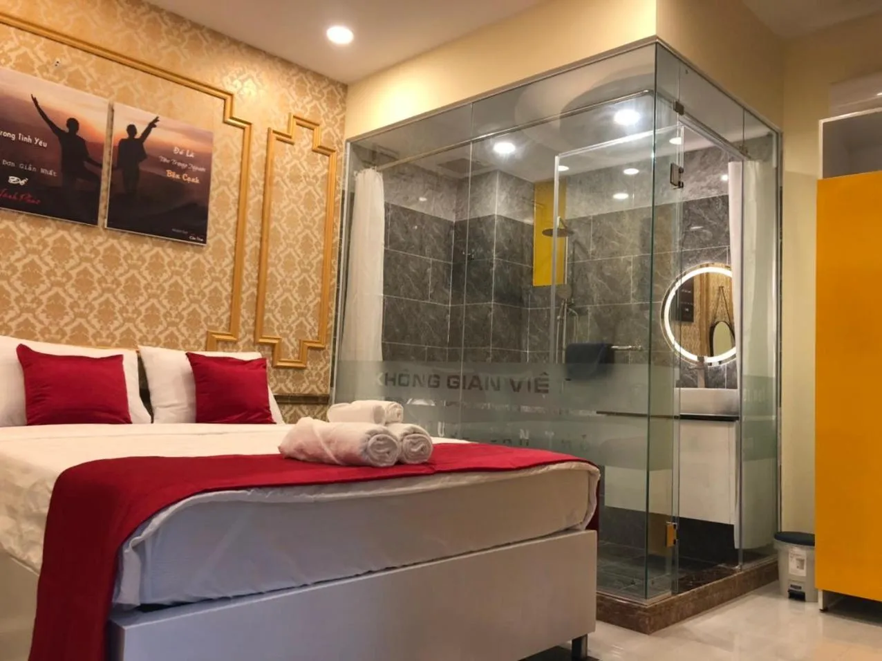 Bed in Soda House Cần Thơ