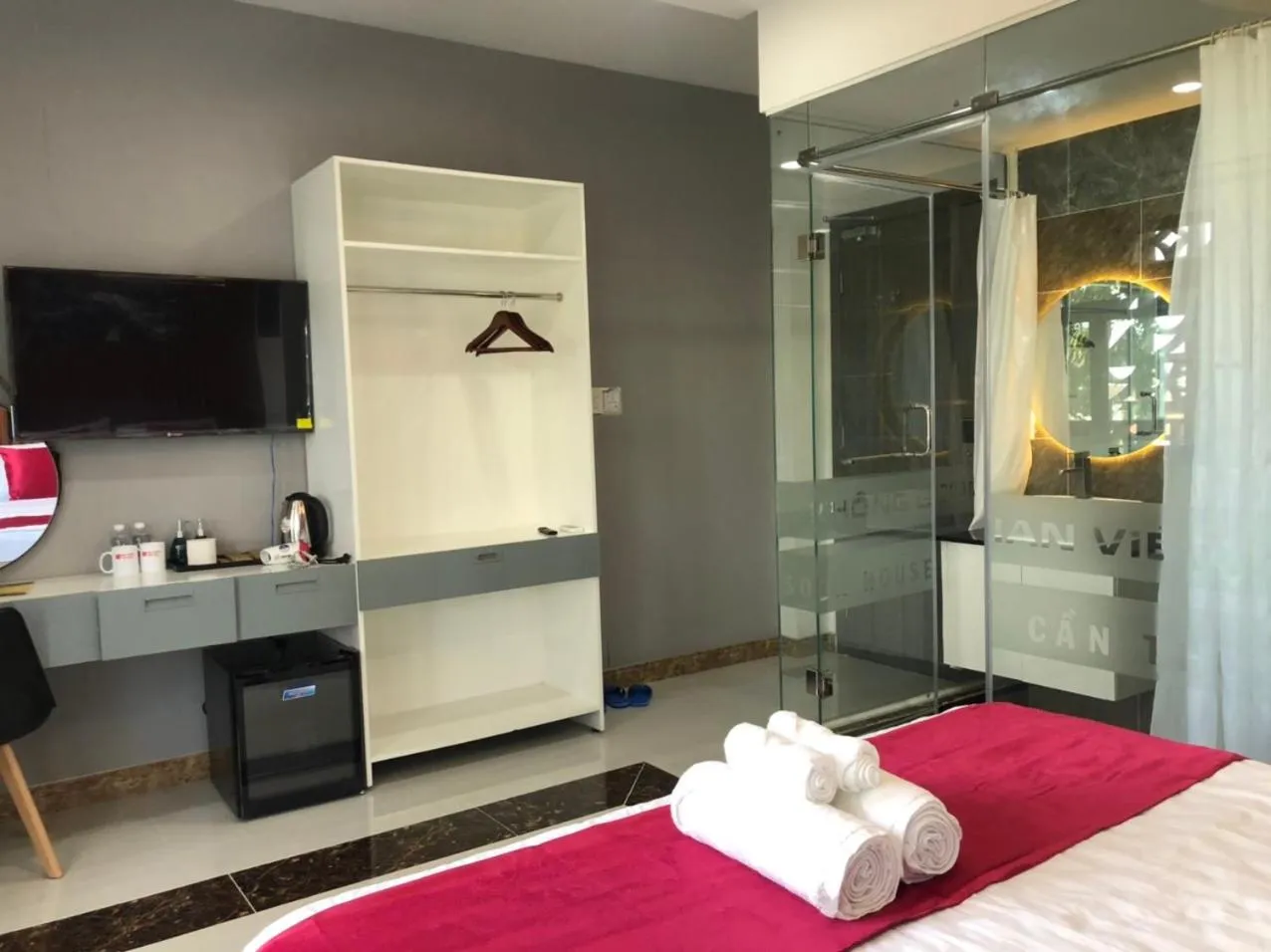 Bed in Soda House Cần Thơ