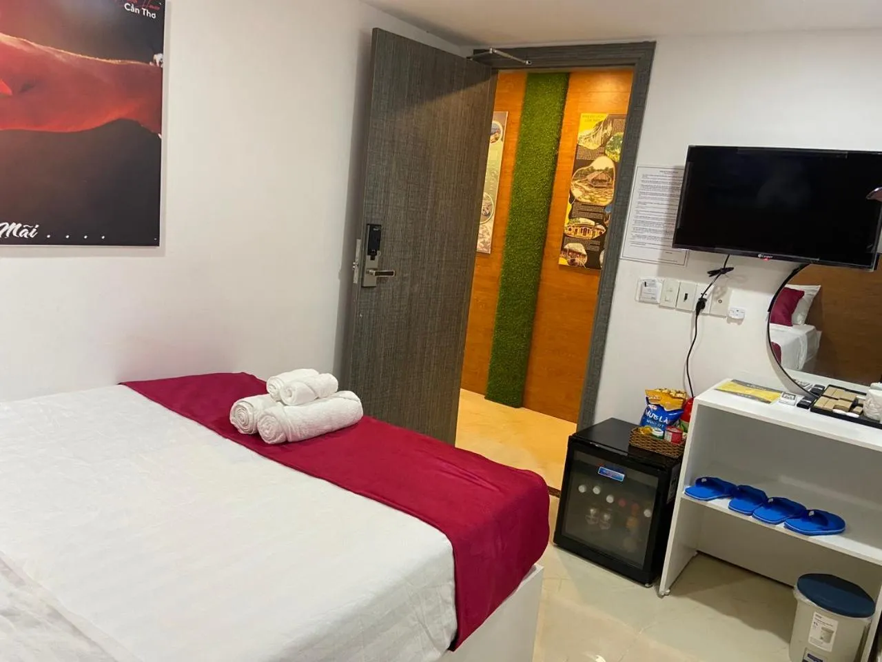 Bed in Soda House Cần Thơ