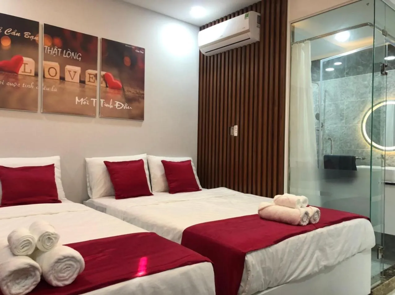 Bed in Soda House Cần Thơ