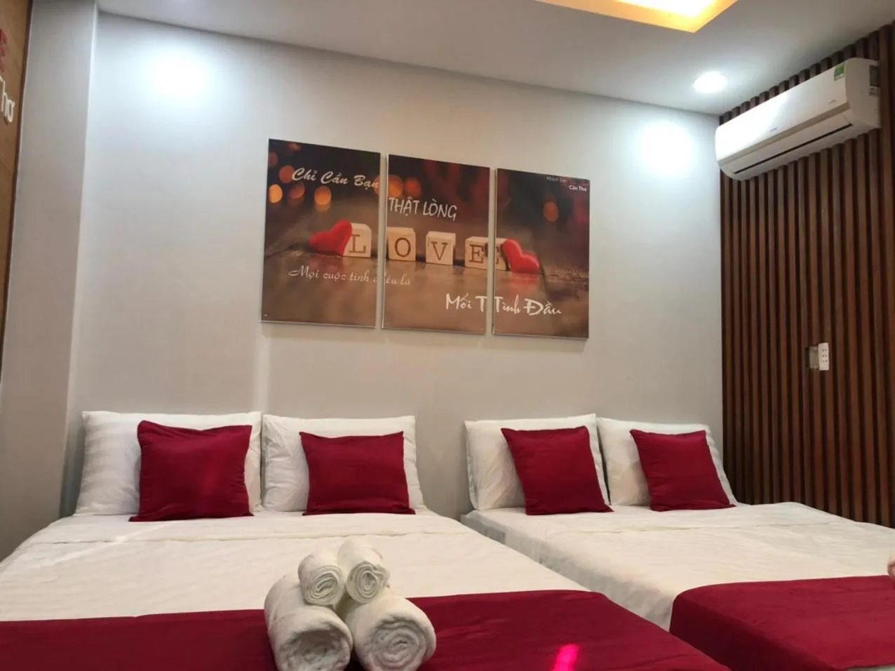 Bed in Soda House Cần Thơ