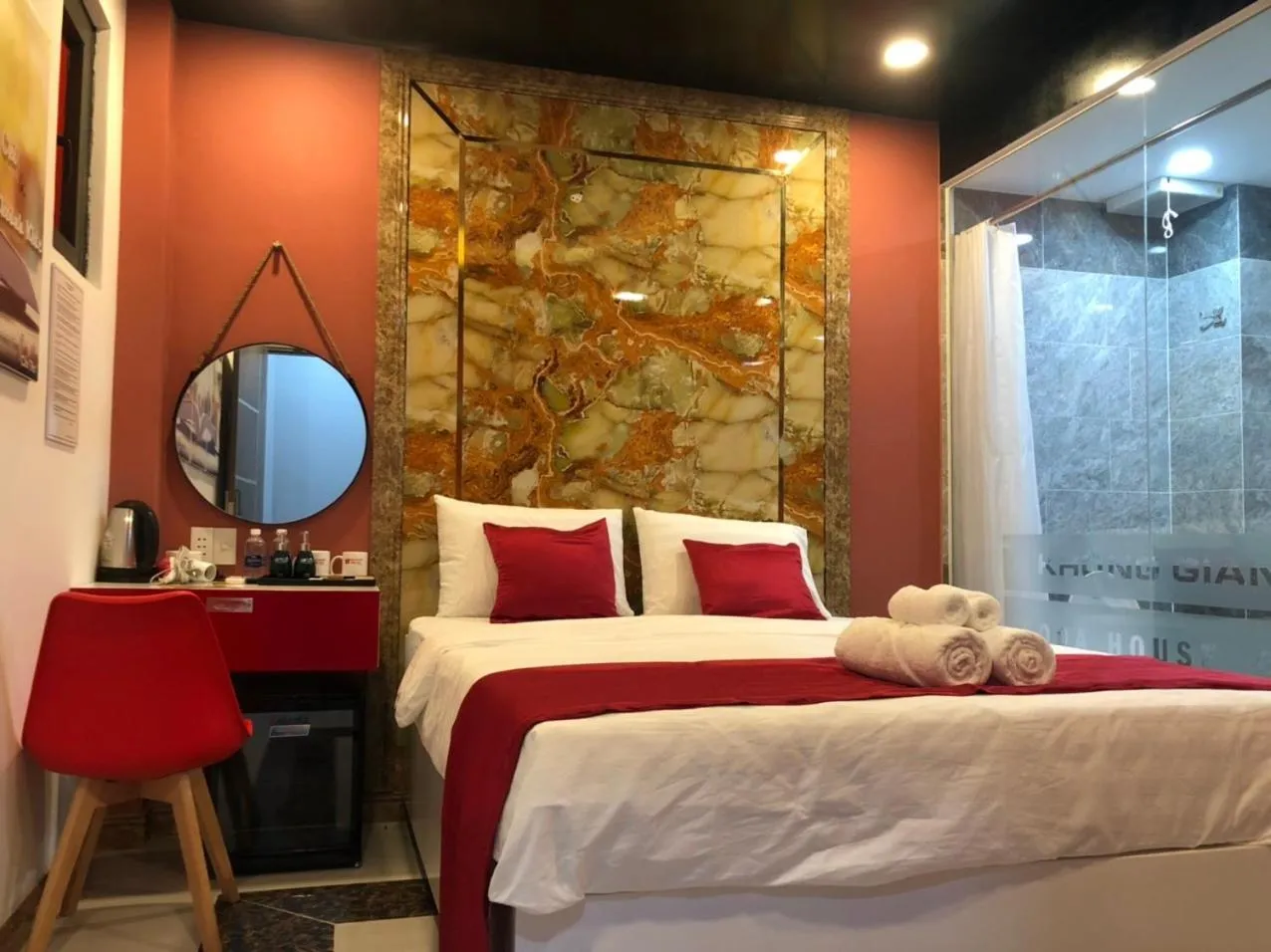 Bed in Soda House Cần Thơ