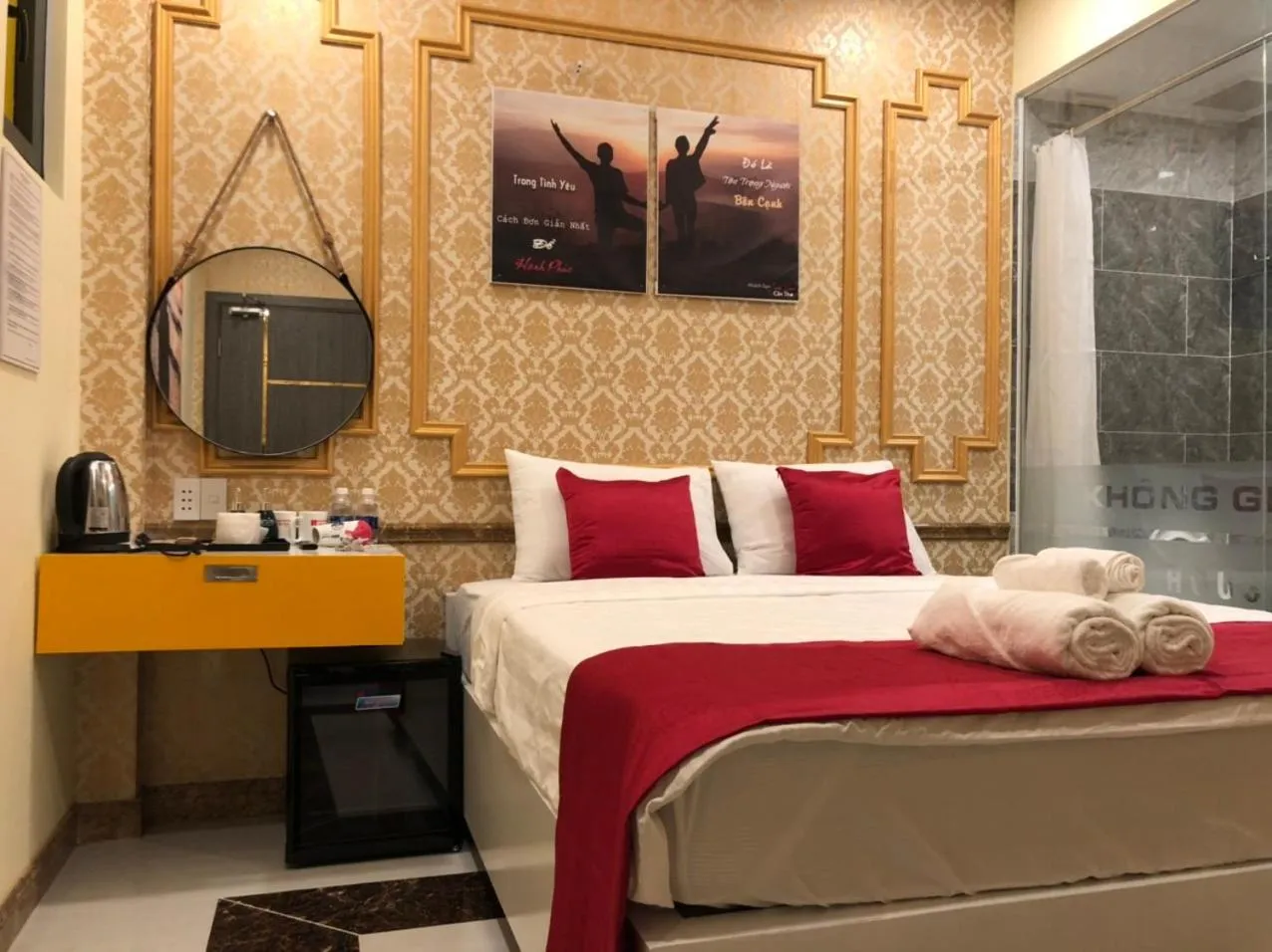 Bed in Soda House Cần Thơ