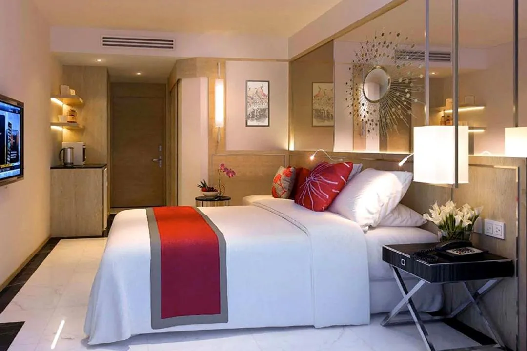 Photo of the whole room, Bed in FX HOTEL NANA