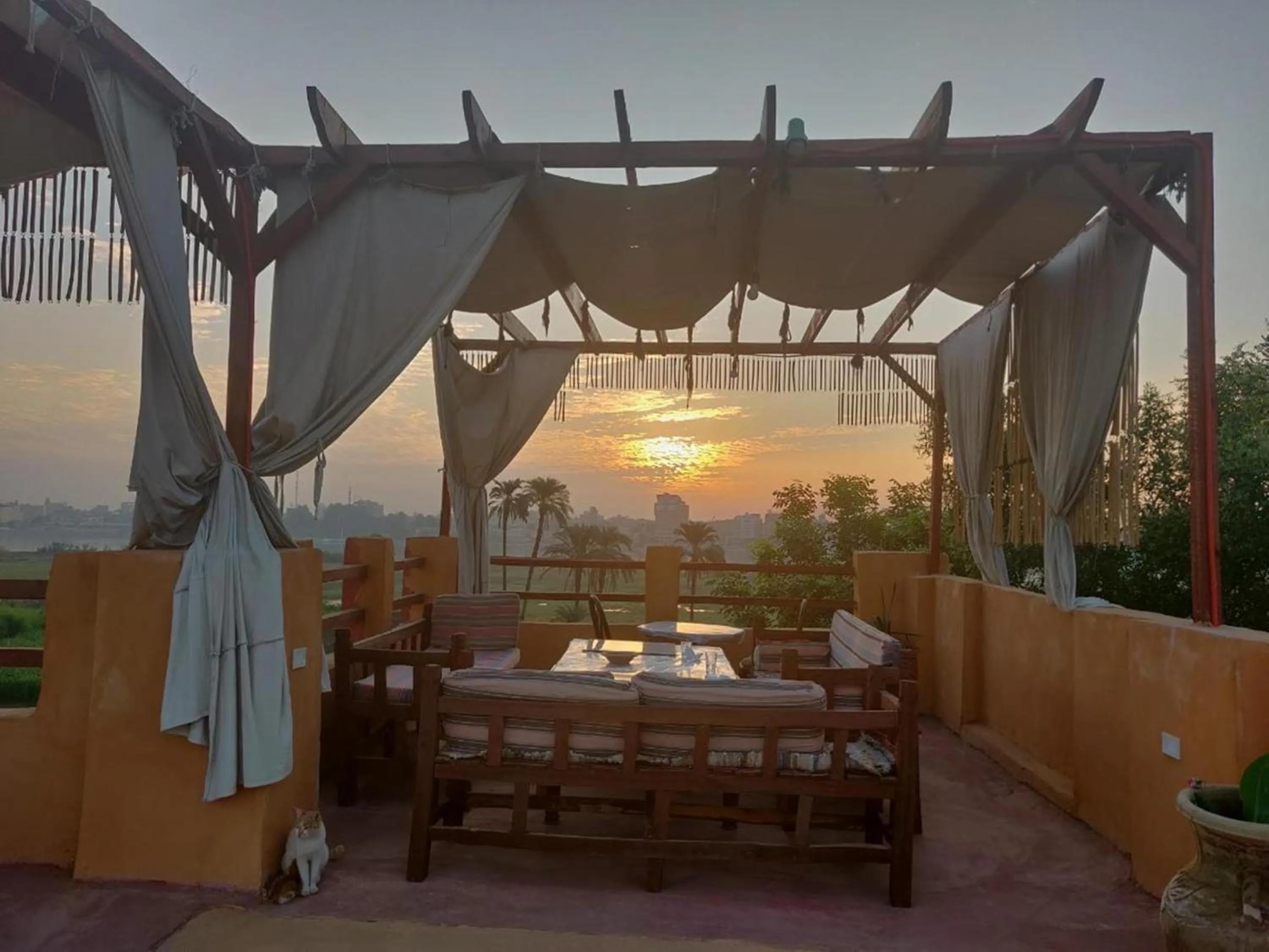 Patio in Nile Compound