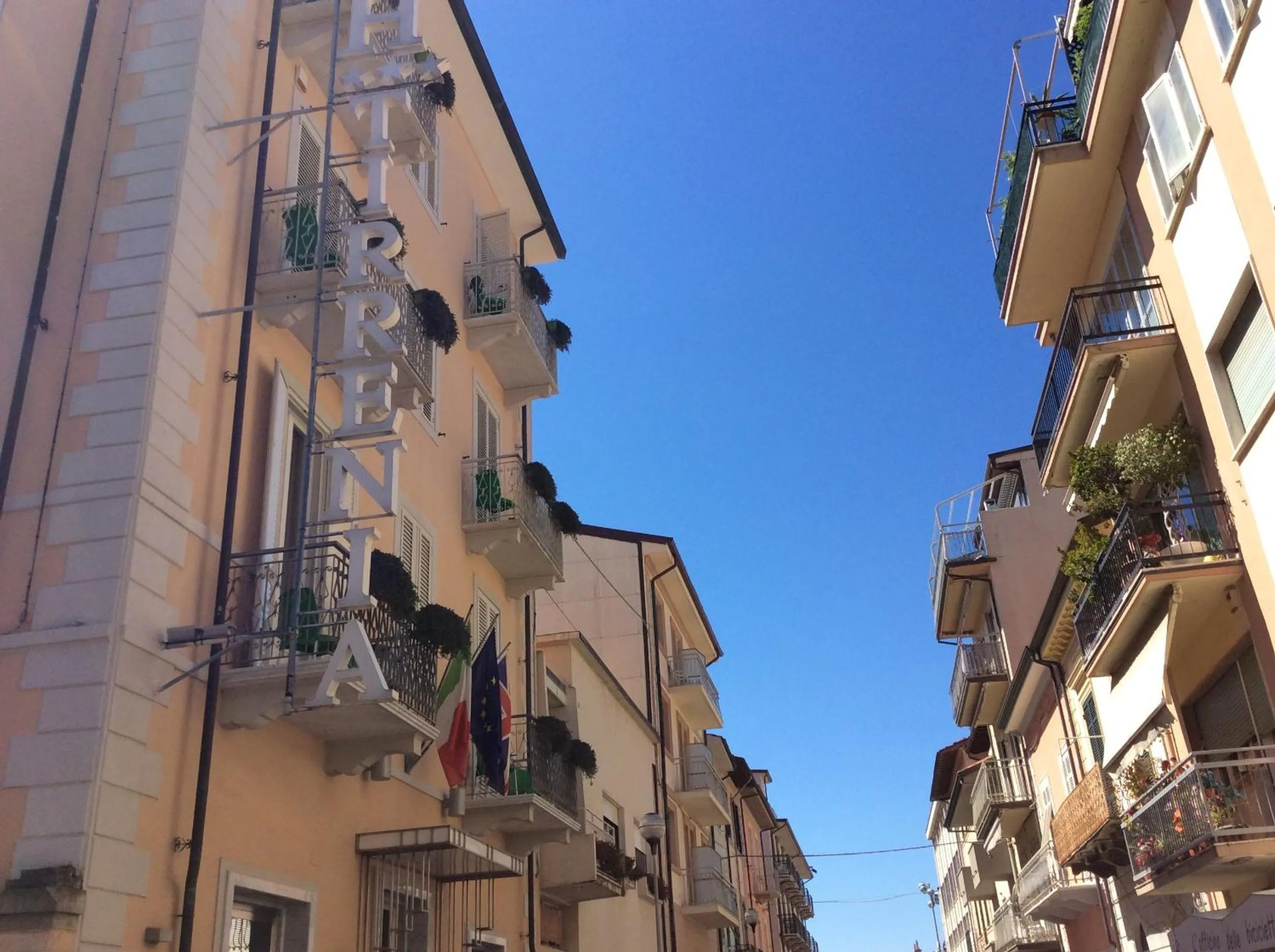 Decorative detail in Hotel Tirrenia