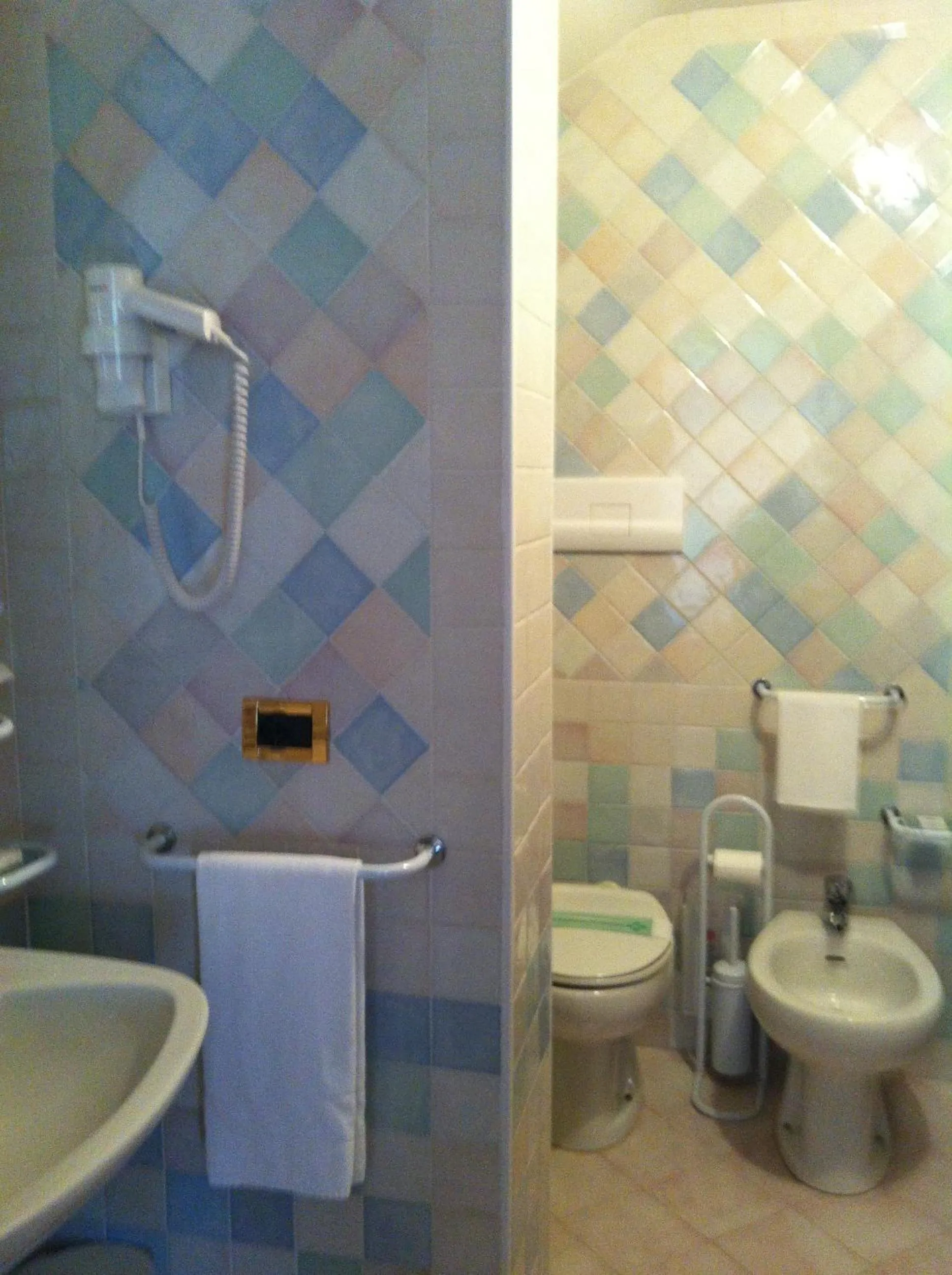 Toilet in Hotel Villa Tiziana