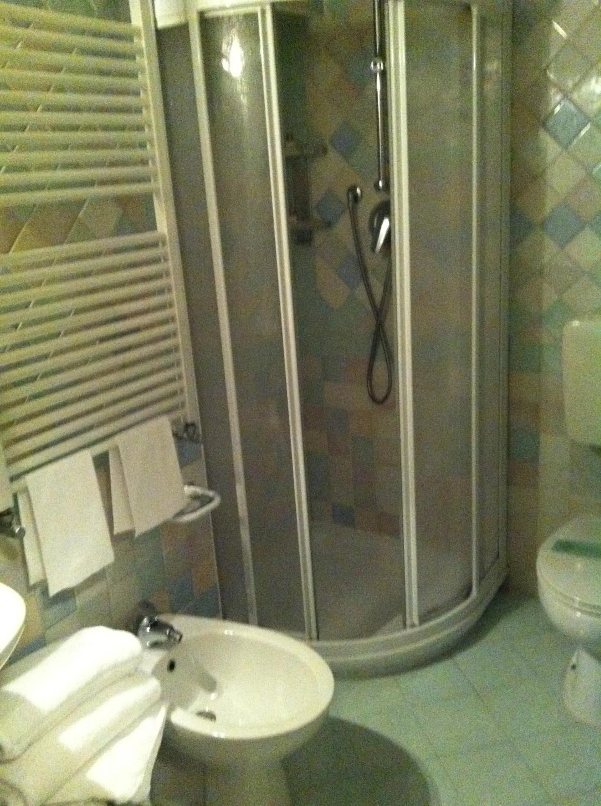 Shower in Hotel Villa Tiziana