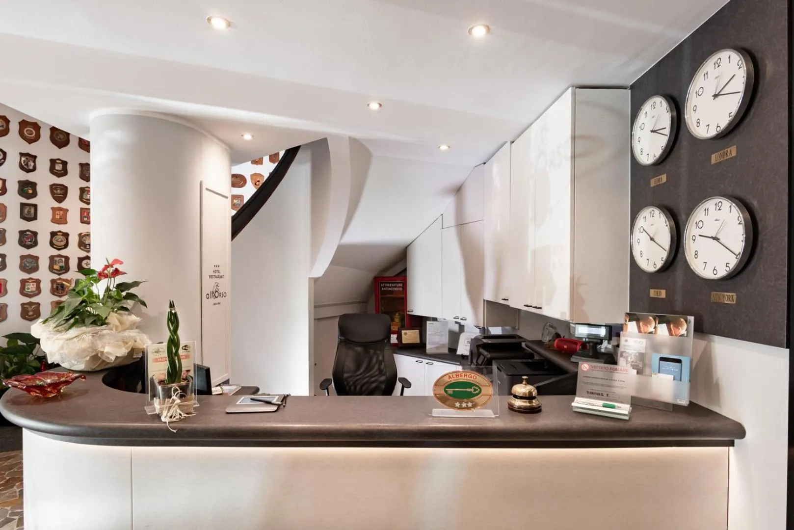 Lobby or reception in Hotel all'Orso