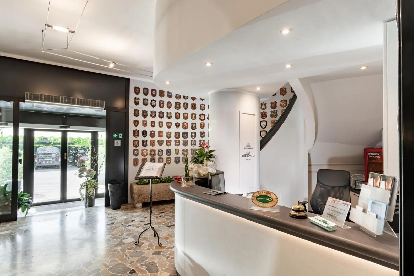 Lobby or reception in Hotel all'Orso