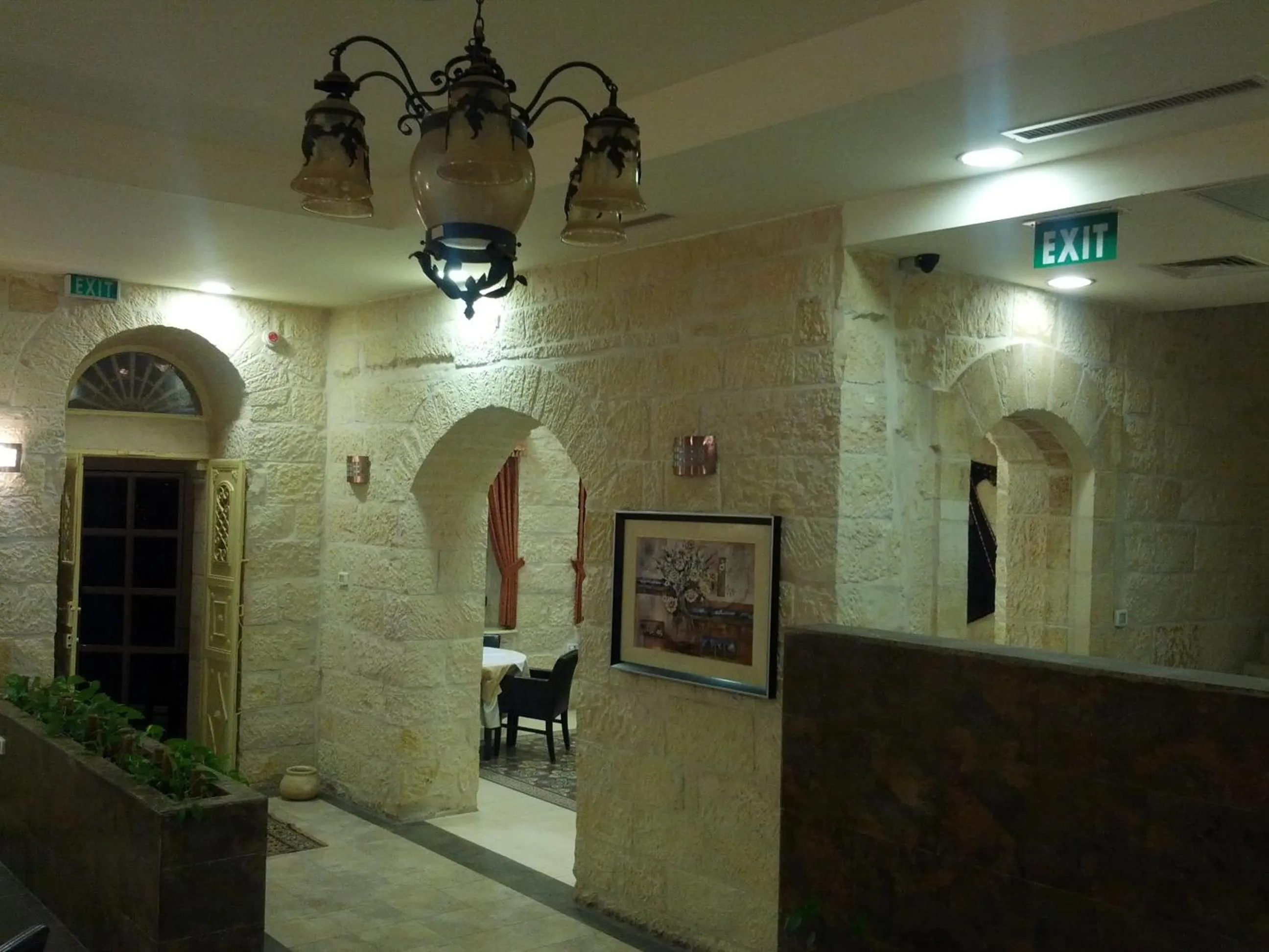 Decorative detail in Alhambra Palace Hotel Suites - Ramallah