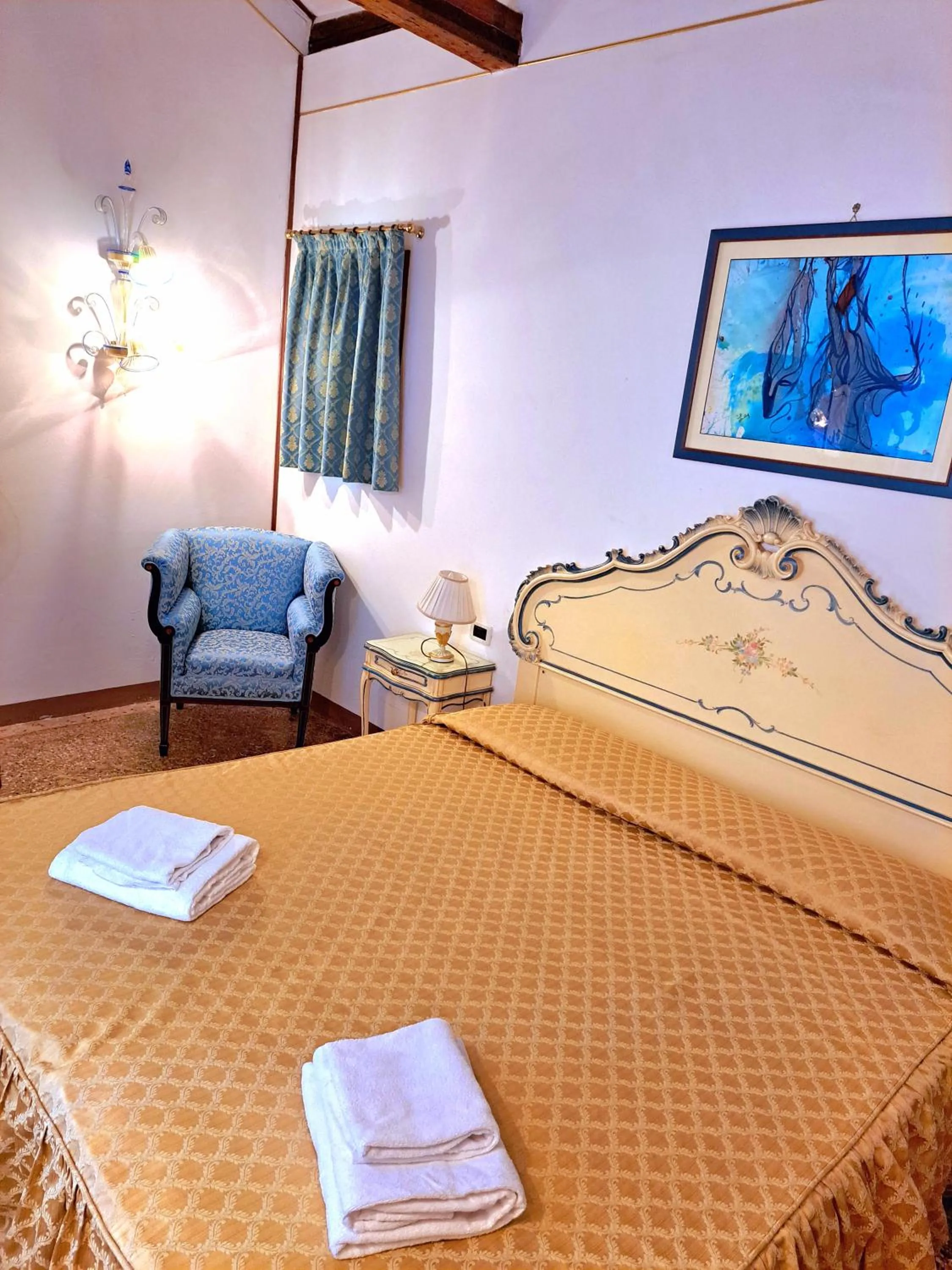 Bed in Locanda Ca' Formosa