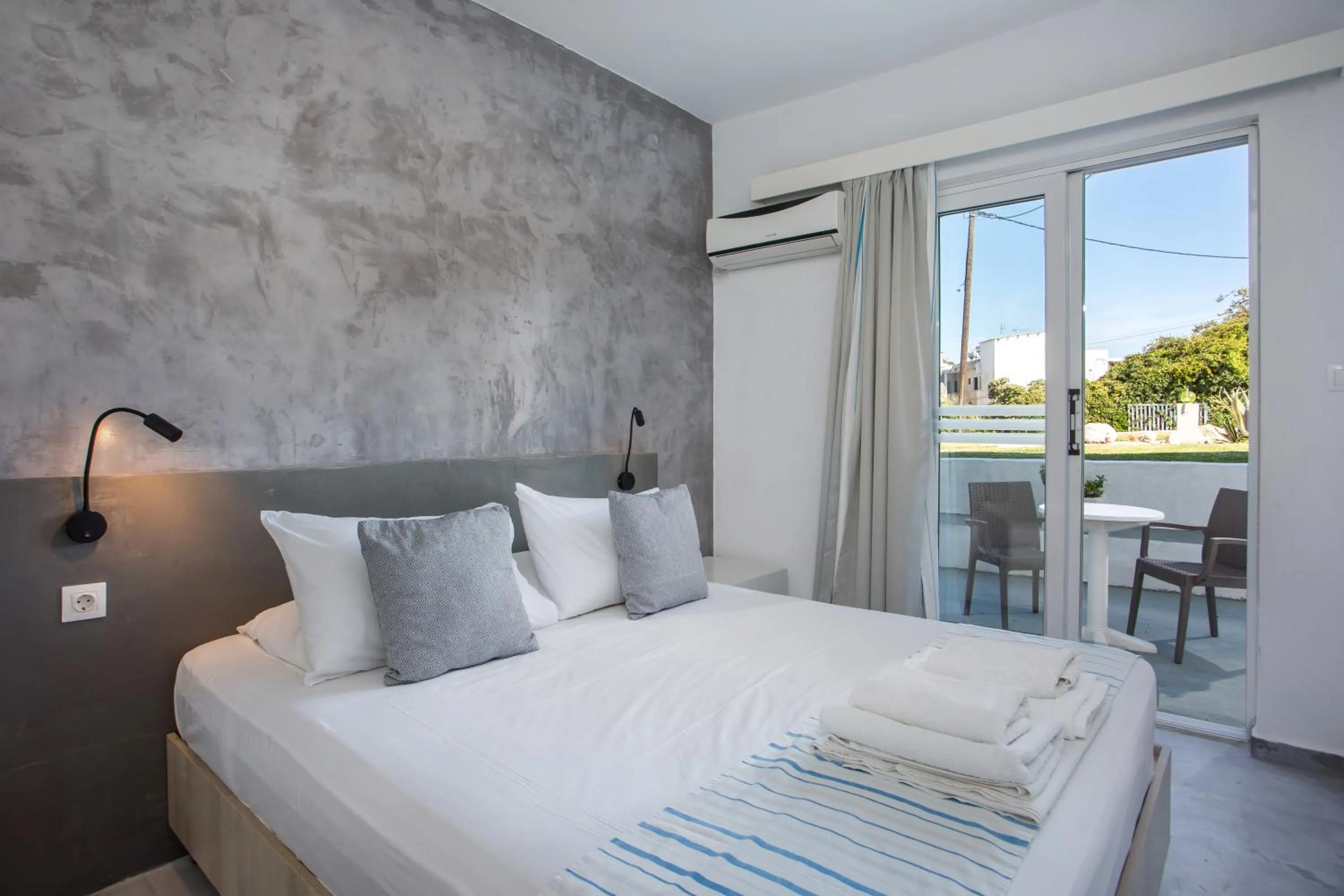 Bedroom, Bed in Mando Living -Faliraki