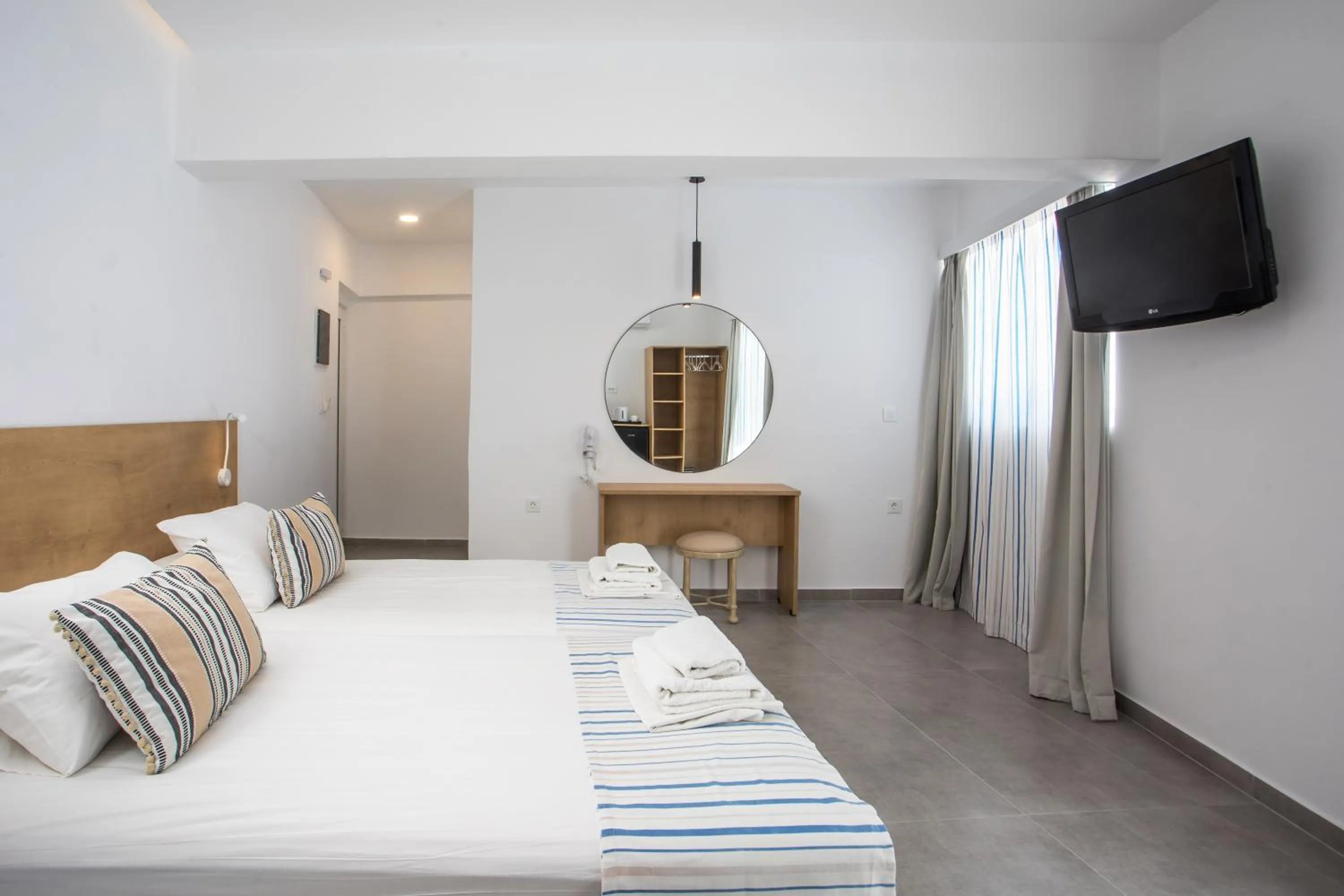 Bedroom, Bed in Mando Living -Faliraki