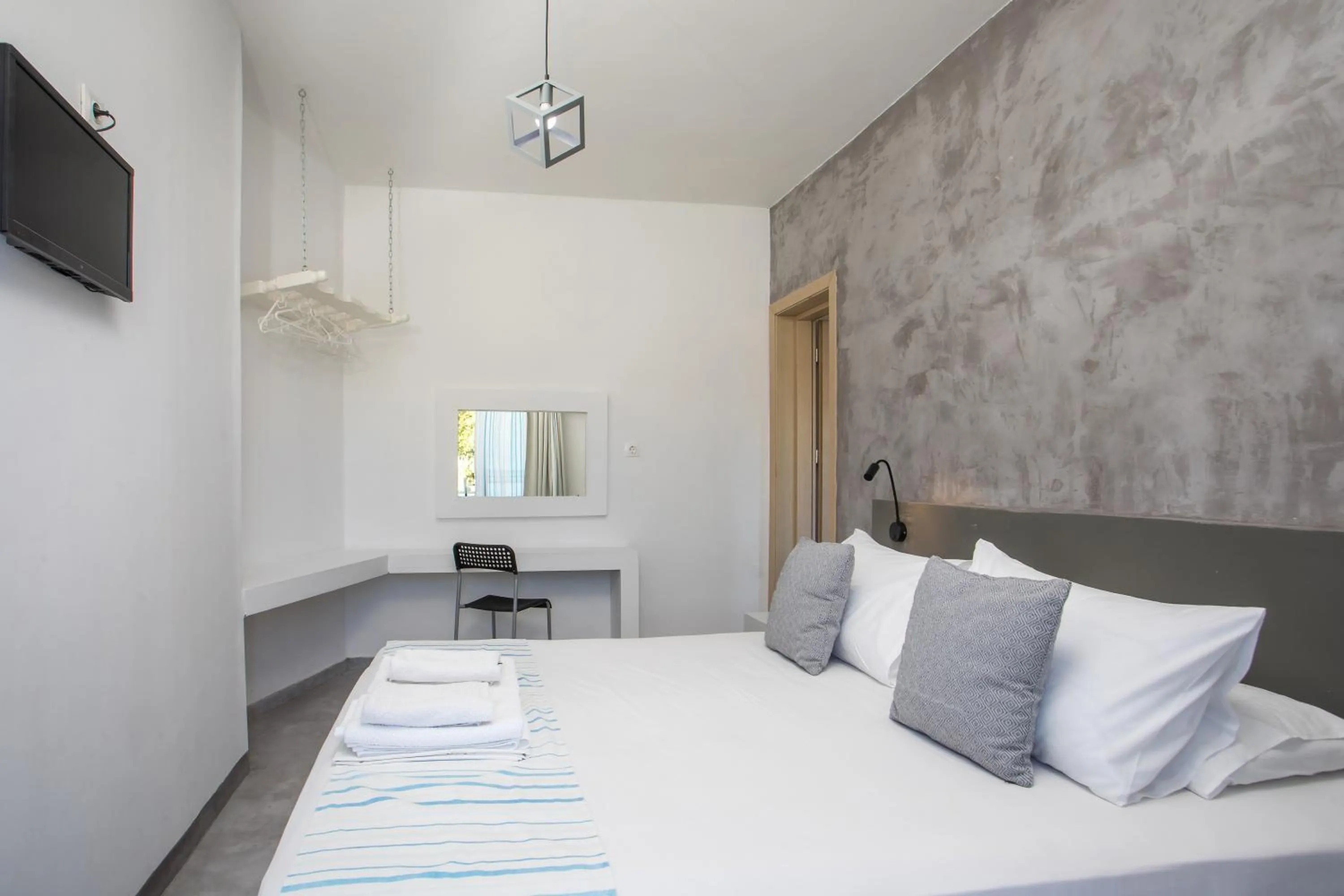 Bedroom, Bed in Mando Living -Faliraki