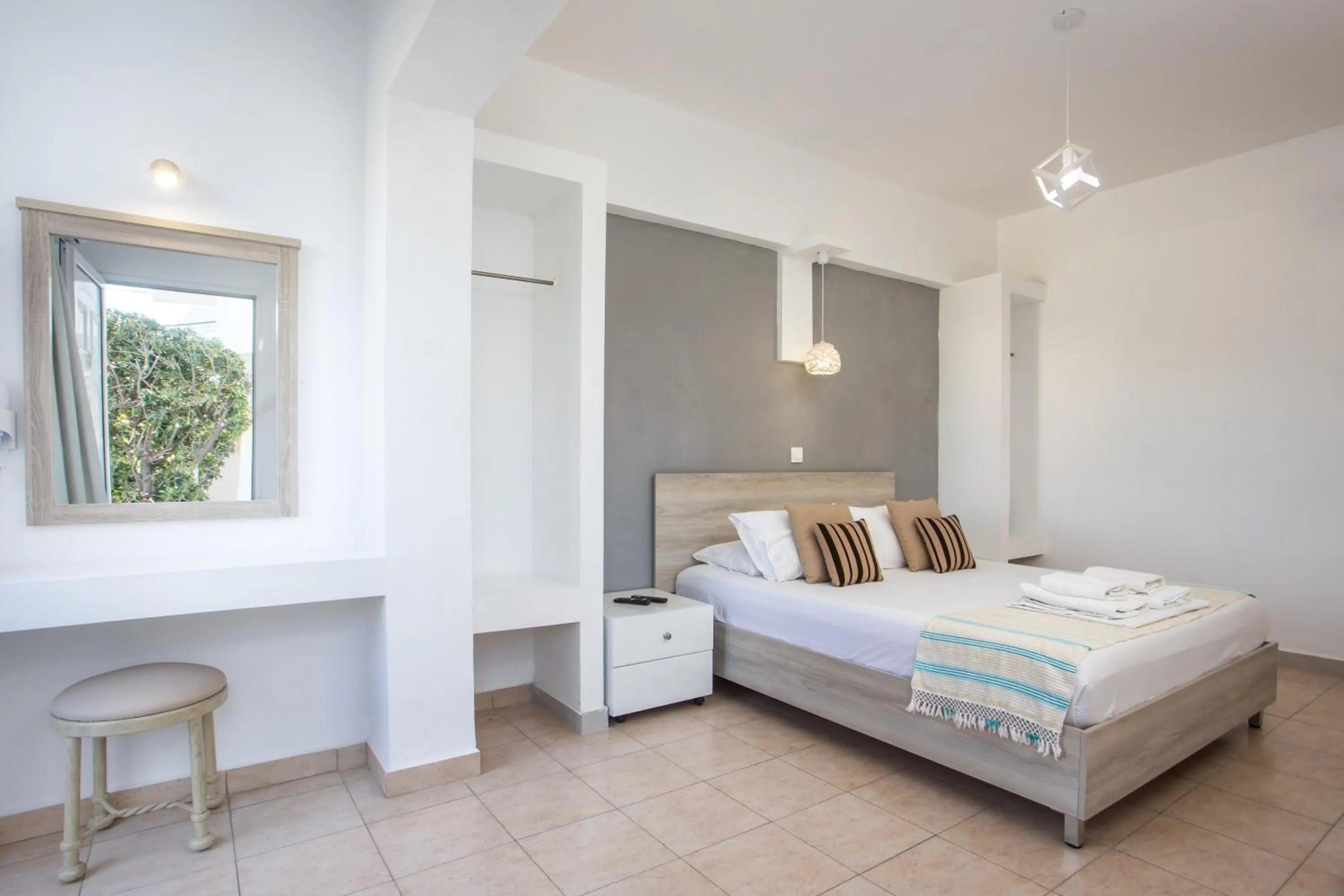 Bedroom, Bed in Mando Living -Faliraki