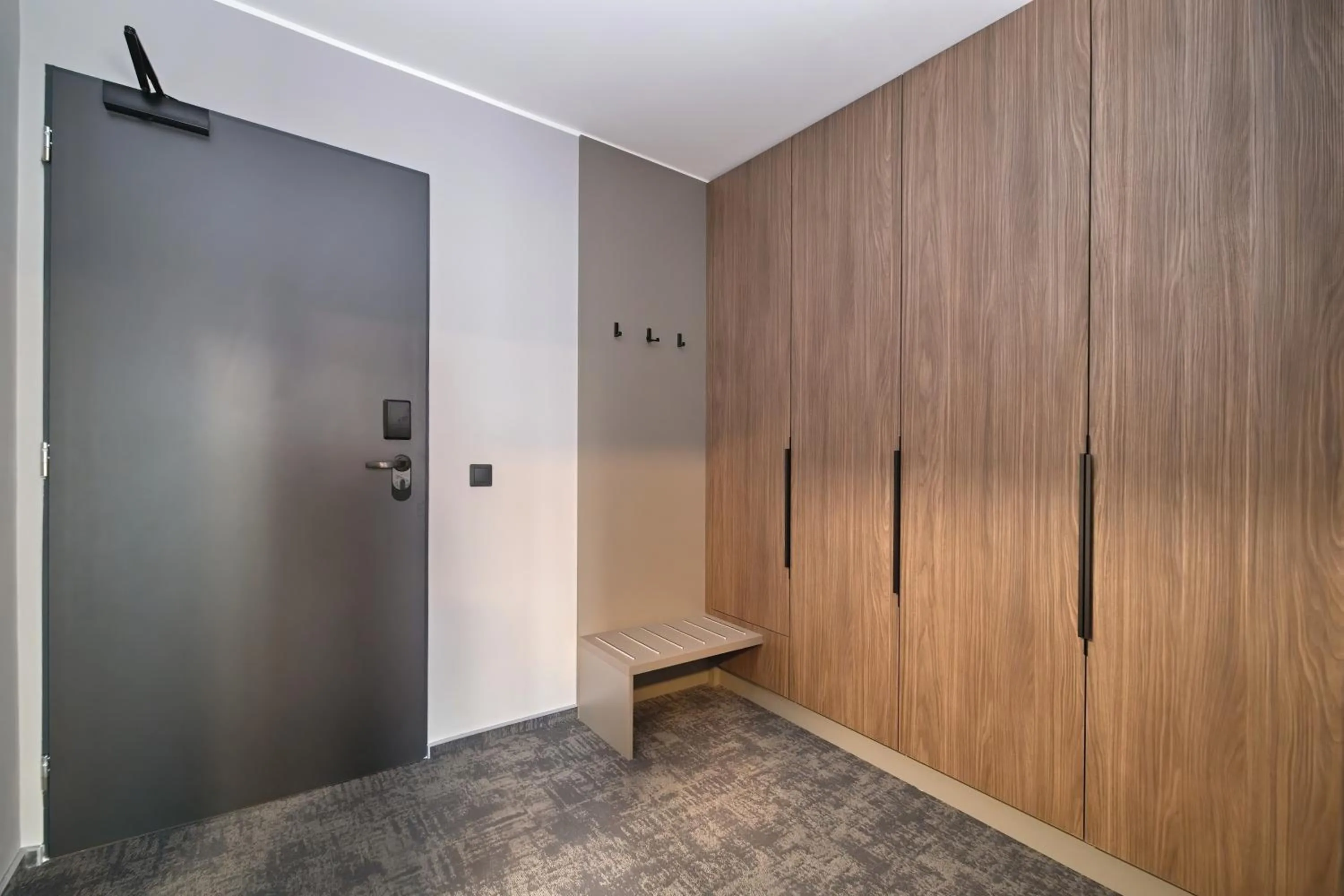 wardrobe, Bed in ABA Apartments