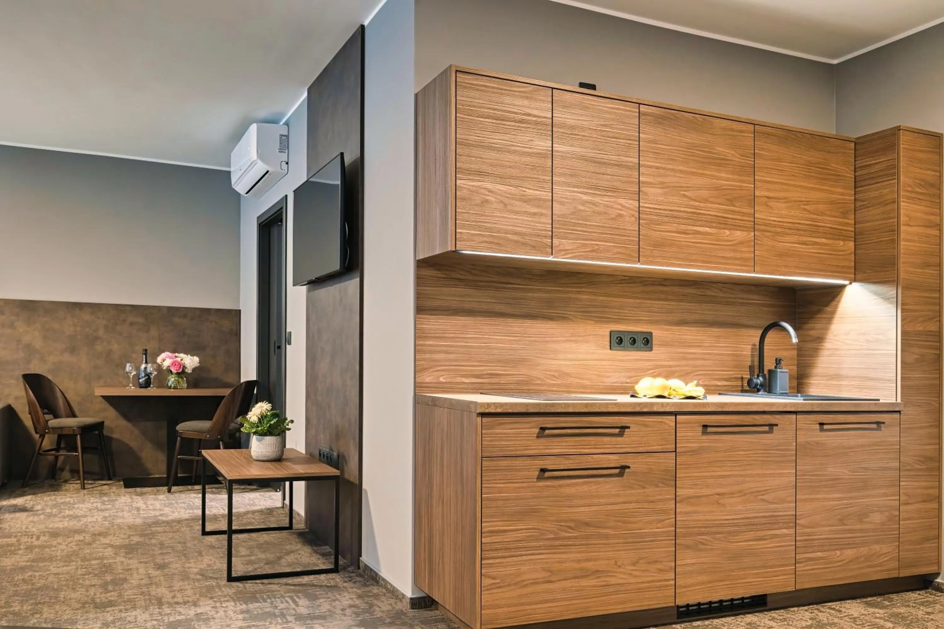 Kitchen or kitchenette in ABA Apartments