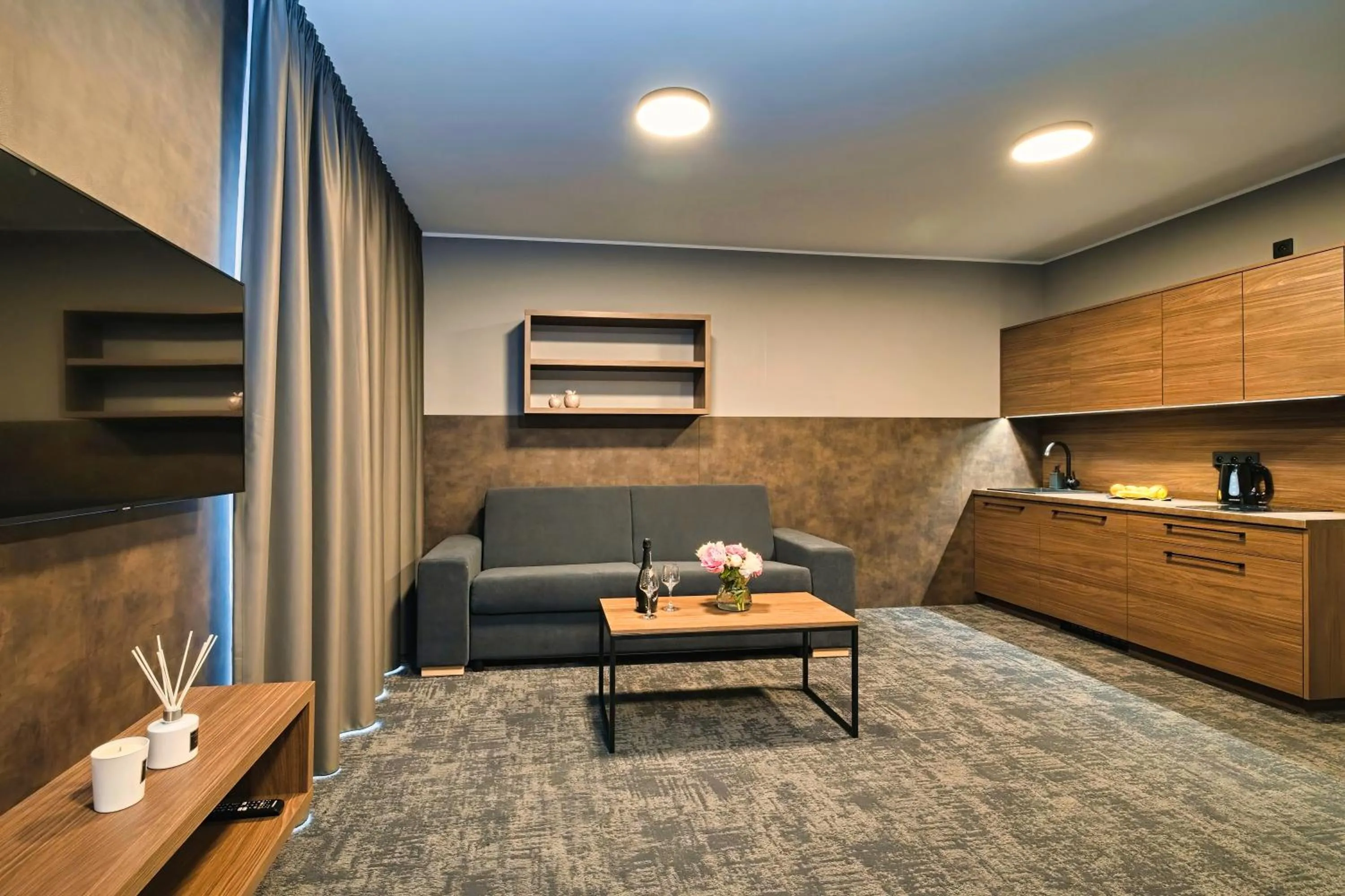 Living room in ABA Apartments