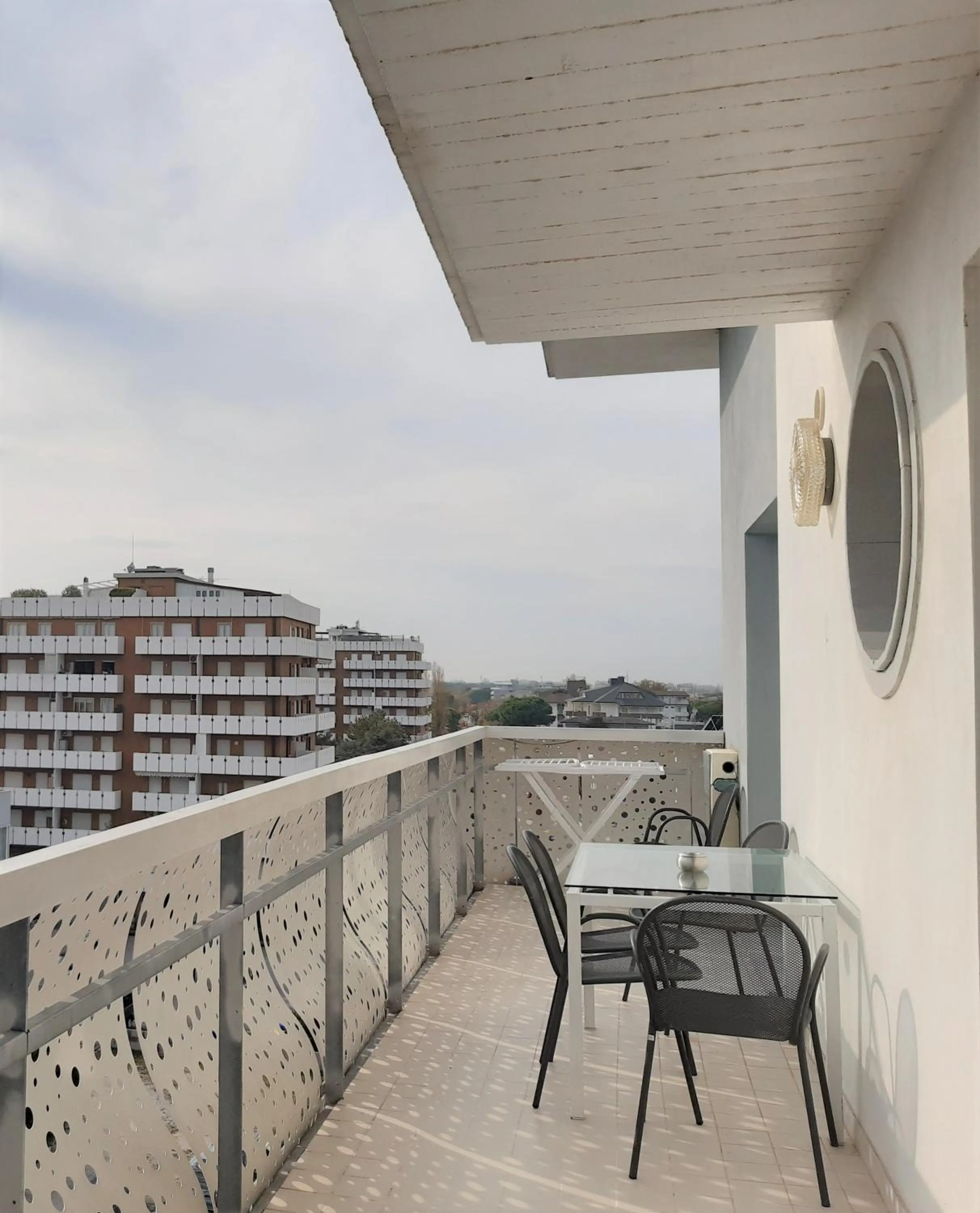 Balcony/Terrace in Aparthotel Holiday