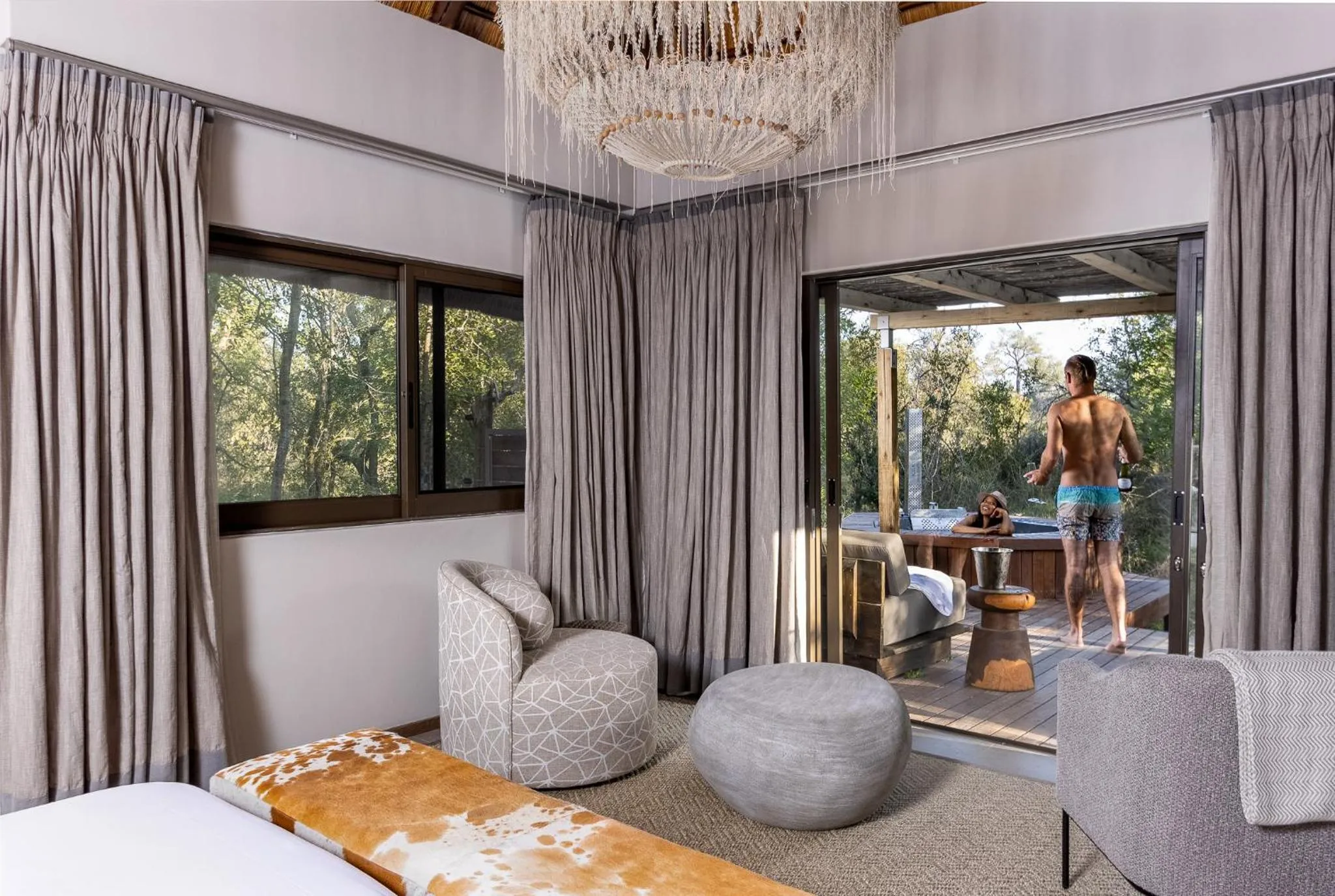 Hot Tub in Simbavati Waterside