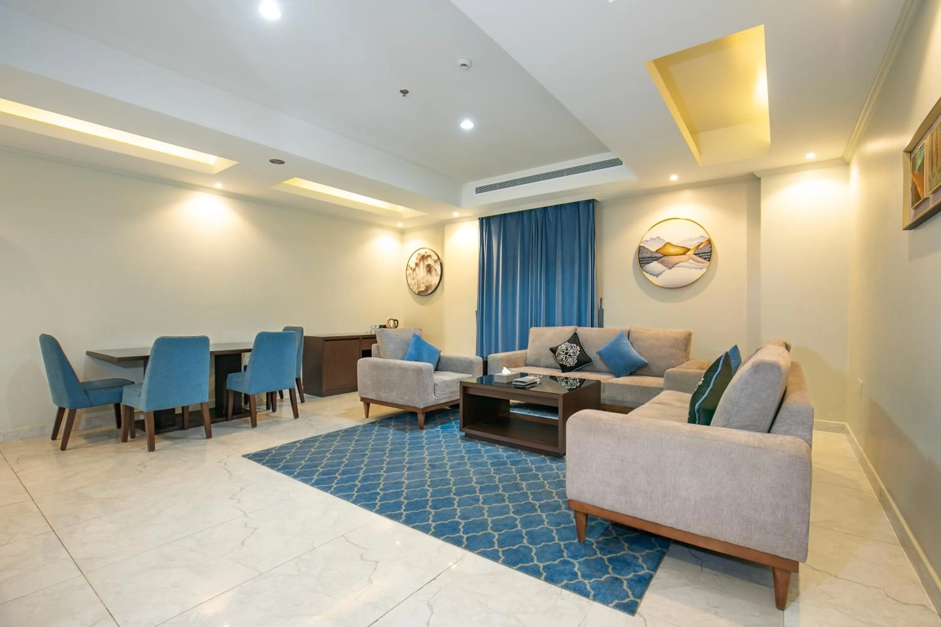 Seating area in Royal Boutique Hotel