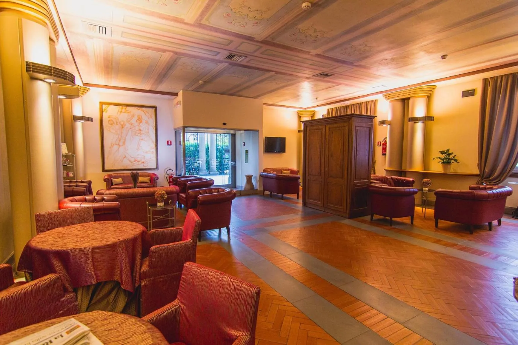 Lobby or reception in Hotel Parco Borromeo - Monza Brianza