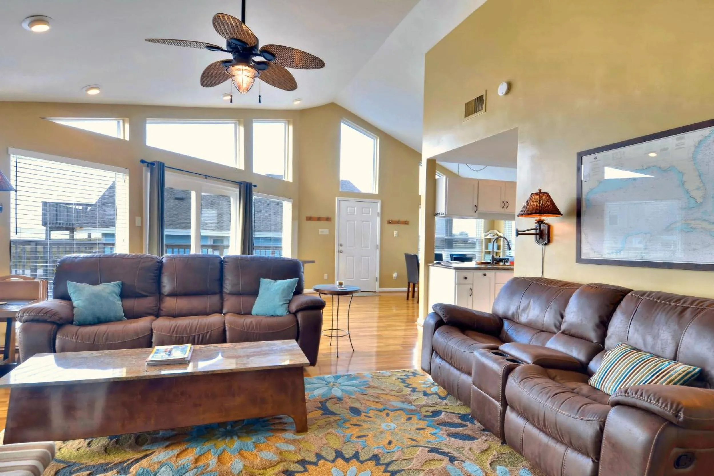 Living room in A Sunny Sandbar