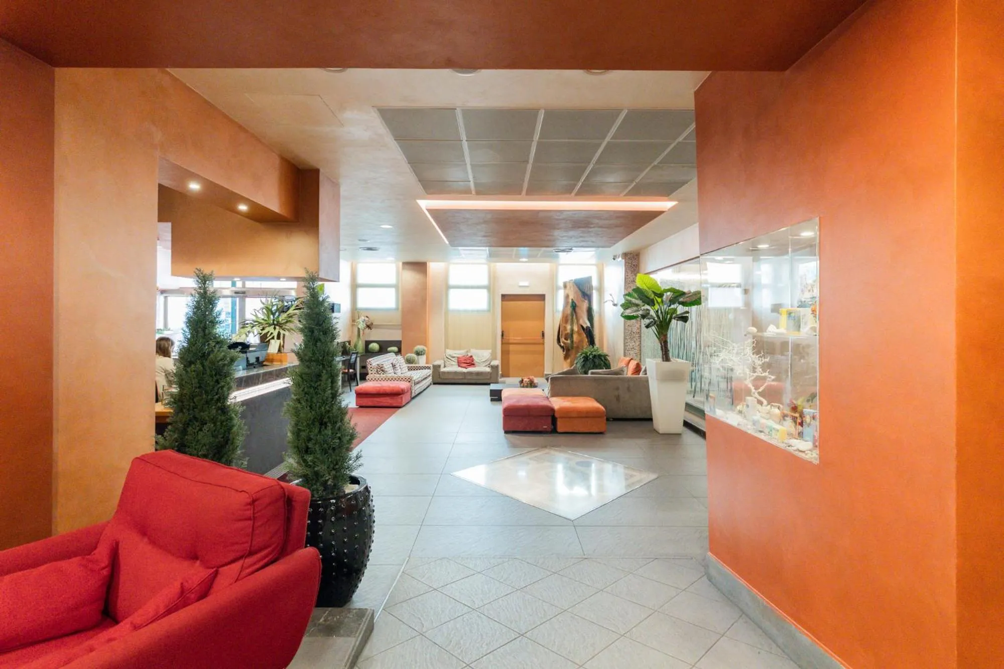 Lobby or reception in Albergo Athenaeum