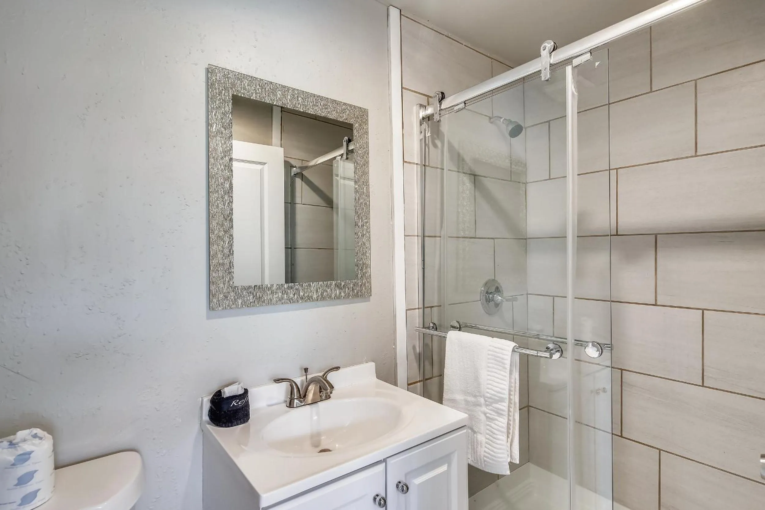 Bathroom in Bermuda Beachfront